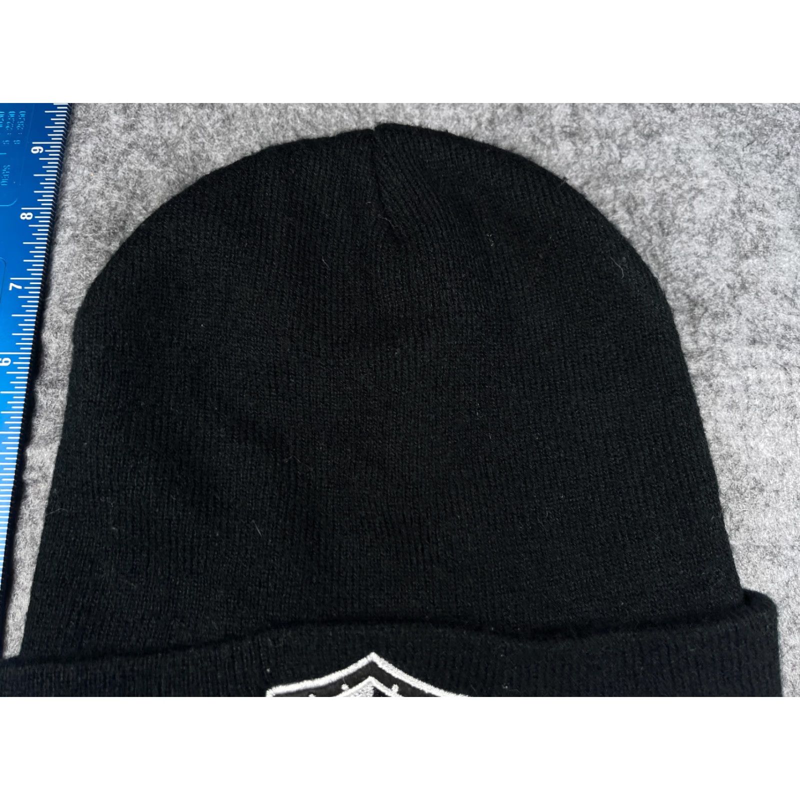 Vintage Salt Armour Beanie Adult One Size Black Knit 100% Acrylic Camp Outdoors Hat Beanie Unisex Mens Womens Boys Girls Size ONE SIZE - 3 Thumbnail