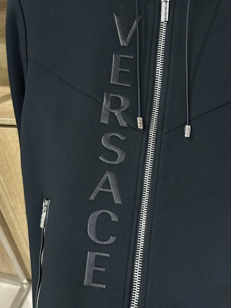 Versace Versace Black casual hoodie jacket Size US XS / EU 42 / 0 - 6 Thumbnail