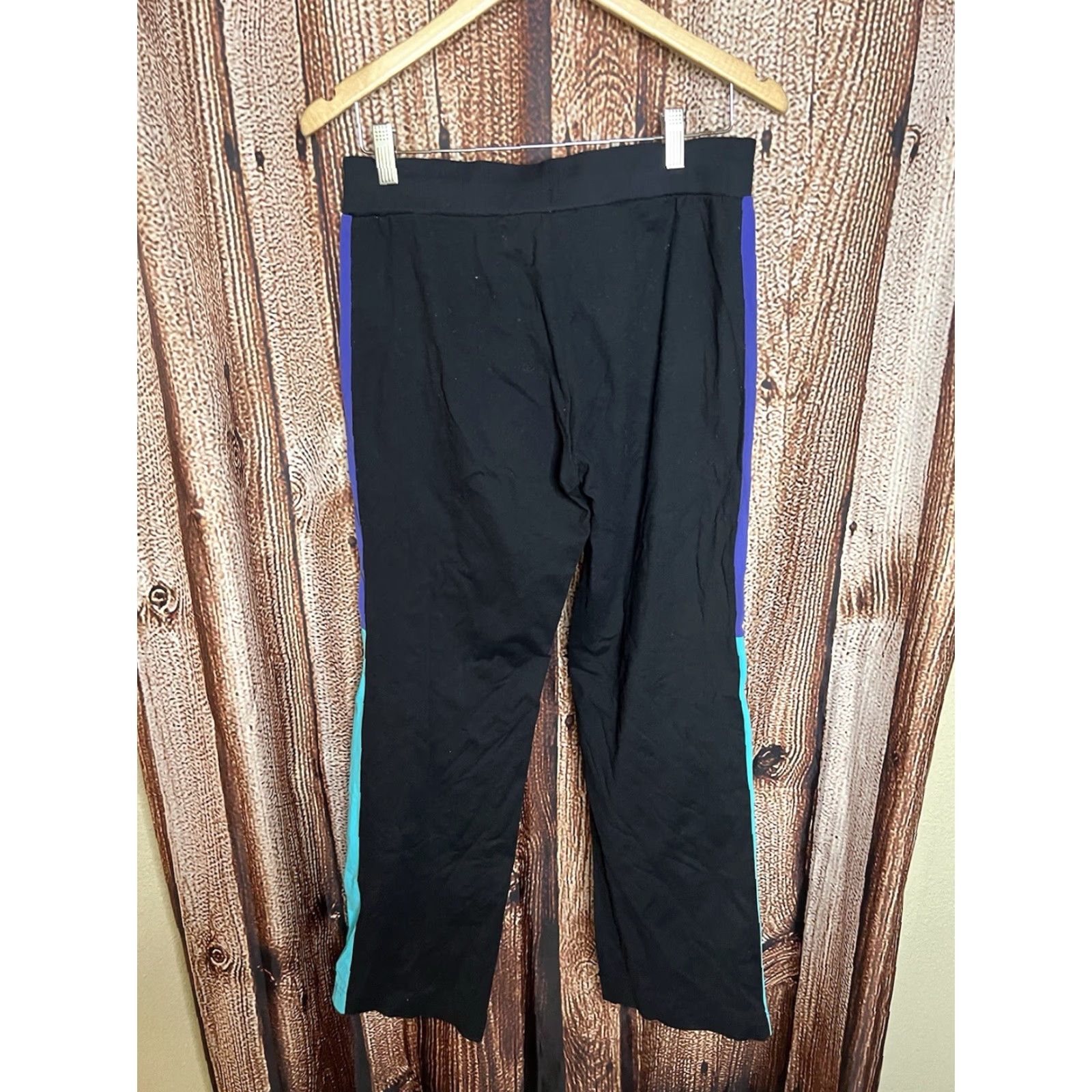 Kappa Kappa Men's Black Athletic Yoga Sweatpants Pants L Pockets Sweatpants Yoga Athletic Black L Mens Size US 33 - 2 Thumbnail