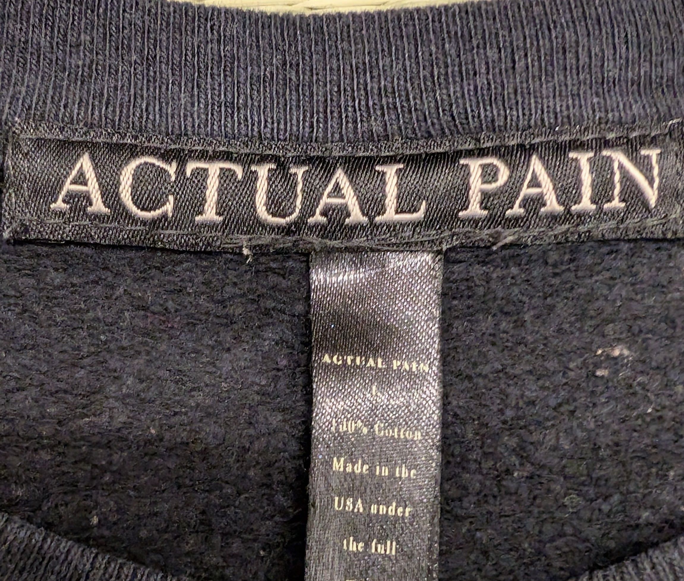 Actual Pain RARE Actual Pain Beware of the True Occult Sweatshirt Size US L / EU 52-54 / 3 - 3 Thumbnail