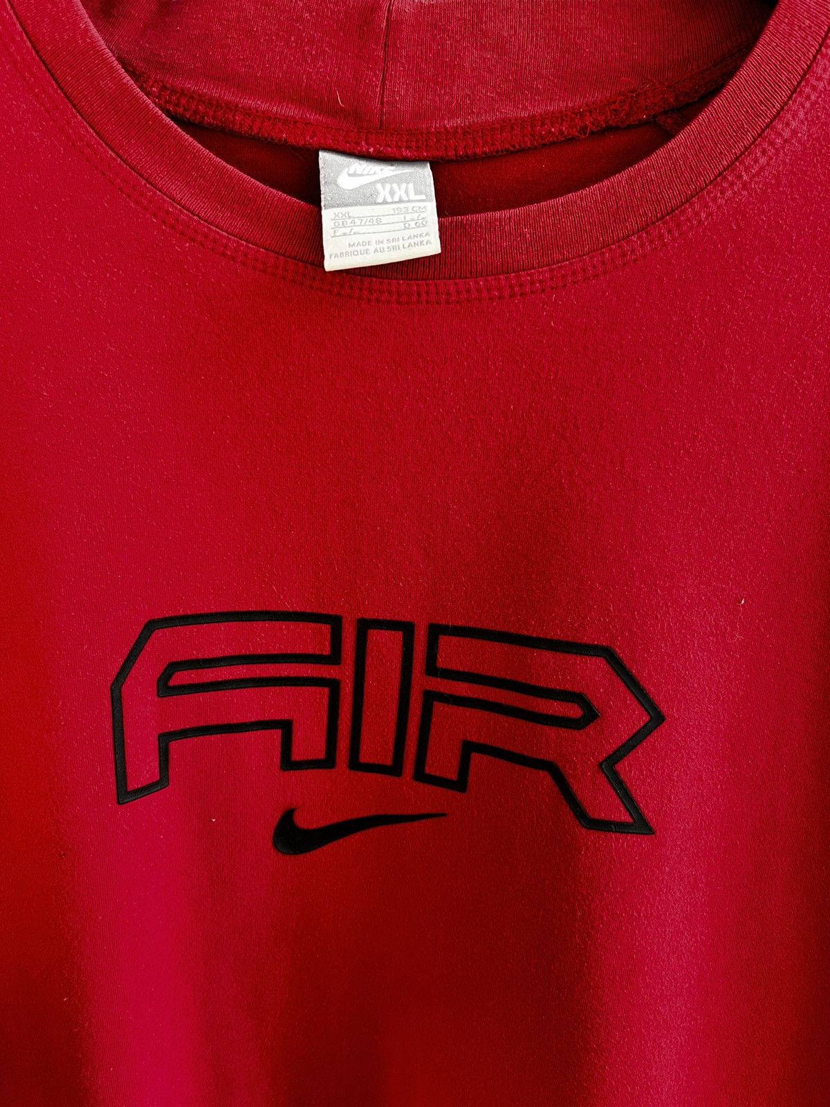 Nike × Vintage Nike AIR t shirt vintage 90s Size US XXL / EU 58 / 5 - 10 Thumbnail