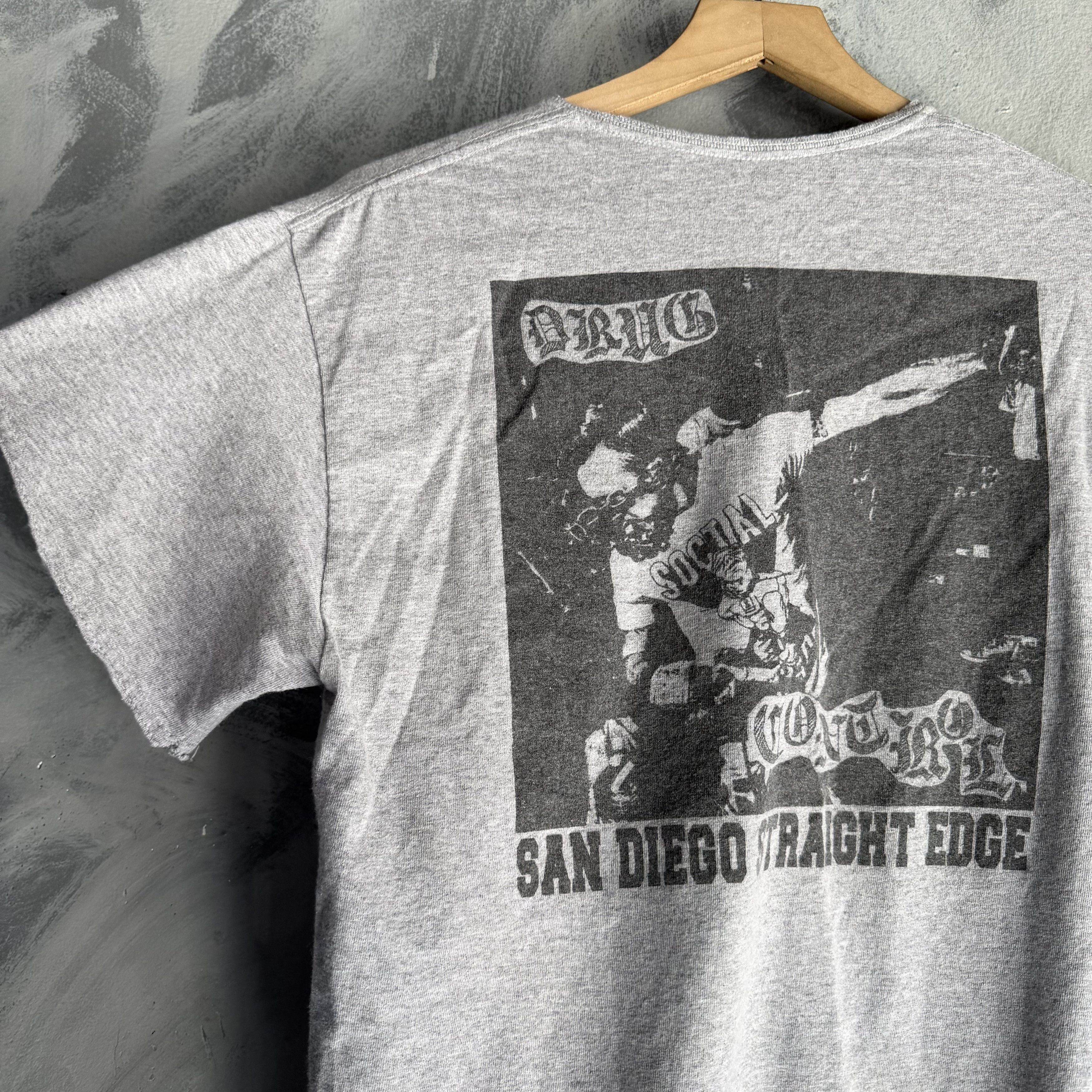 Other Vtg Drug Control San Diego Straight Edge T Shirt Mens Punk Size US S / EU 44-46 / 1 - 5 Thumbnail