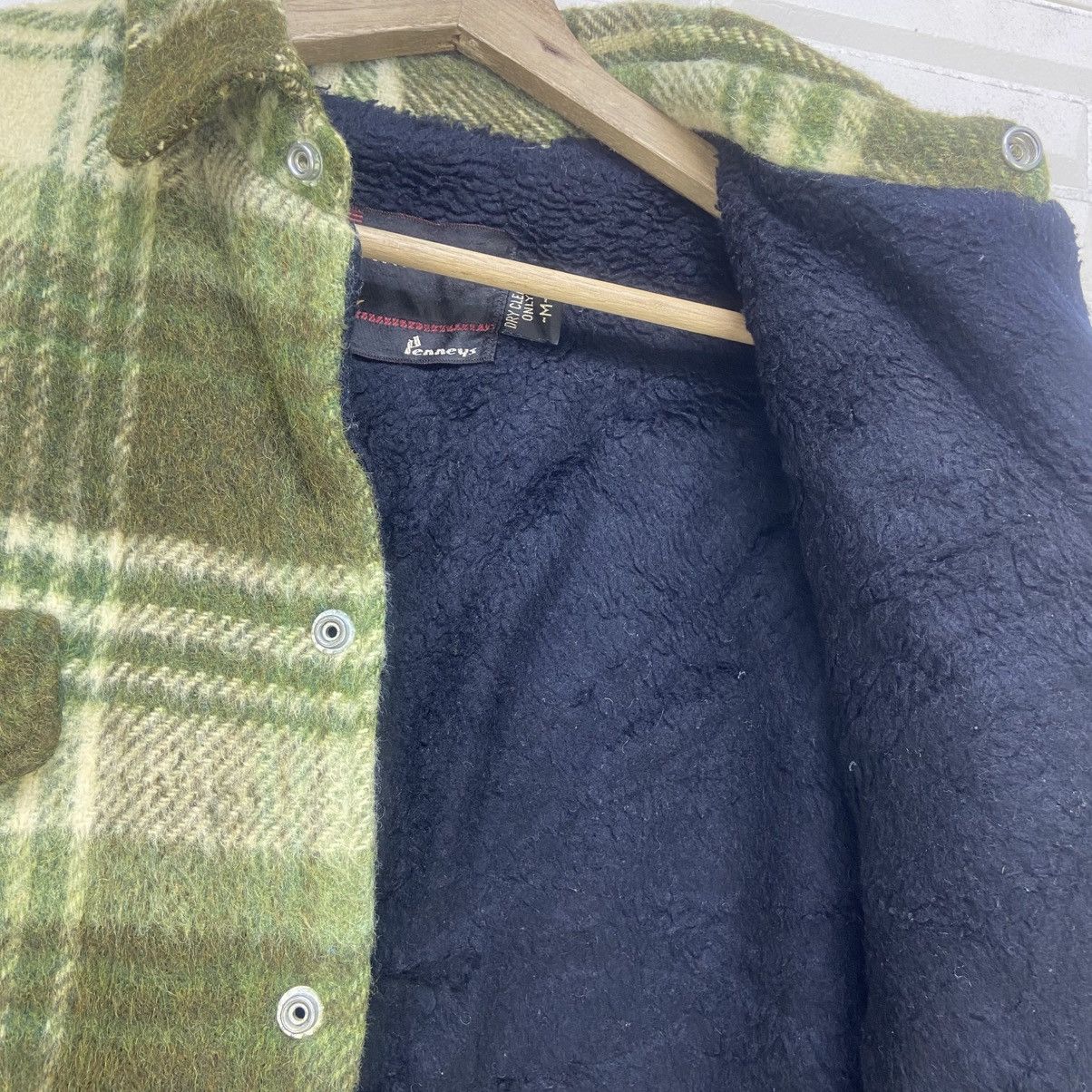 Towncraft Vintage 70s Towncraft Penneys Sherpa Mohair Plaid Jacket Size US M / EU 48-50 / 2 - 14 Thumbnail