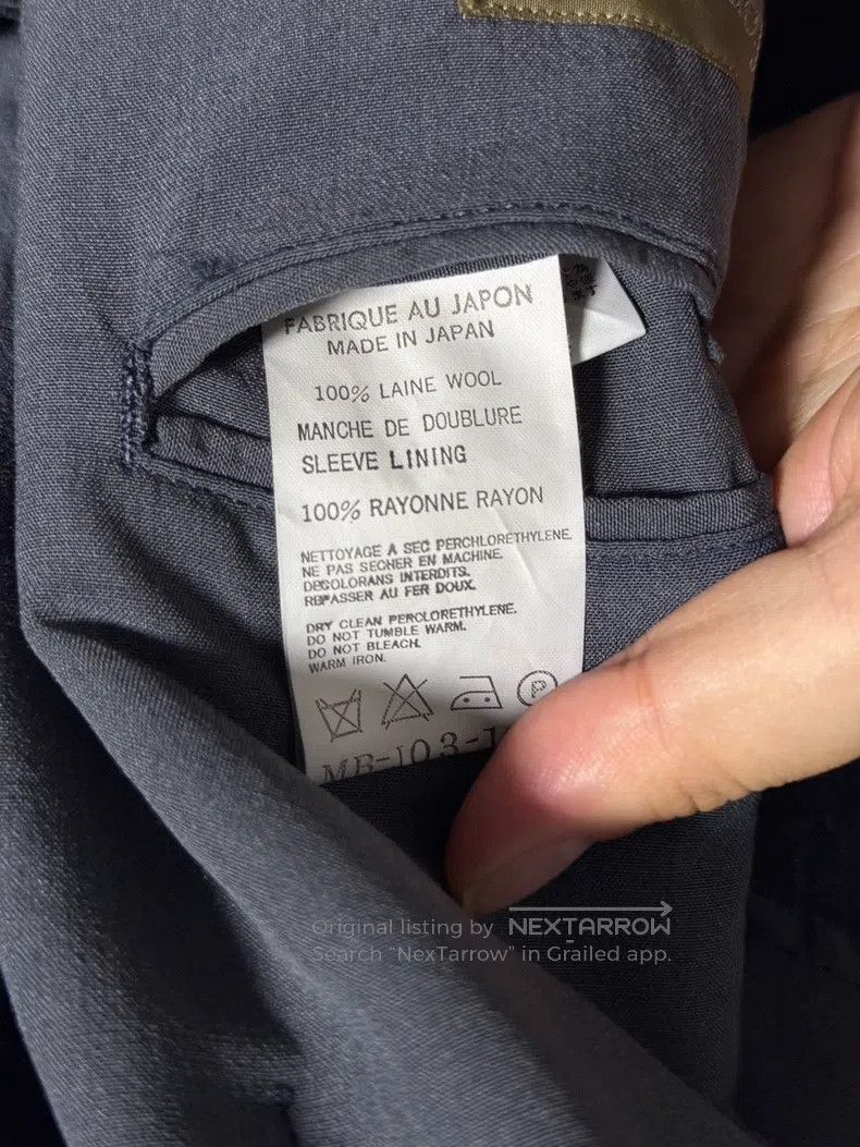 Other Yohji Yamamoto size 4 2000ss cold dyed wool suit with diffe Size 48R - 9 Thumbnail