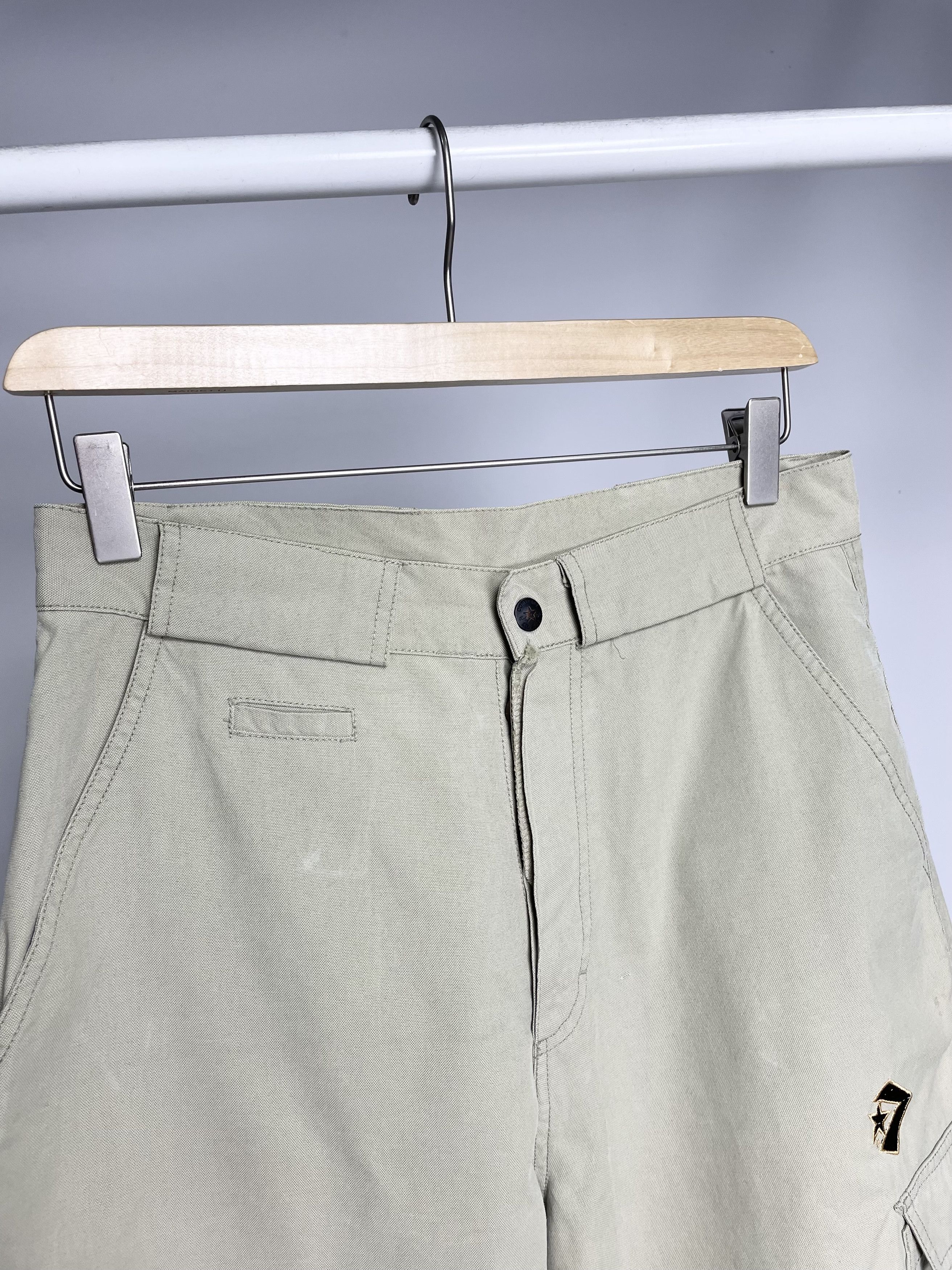 Converse Converse All Stars Vintage Beige Y2k Cargo Trail Shorts Size US 30 / EU 46 - 6 Thumbnail