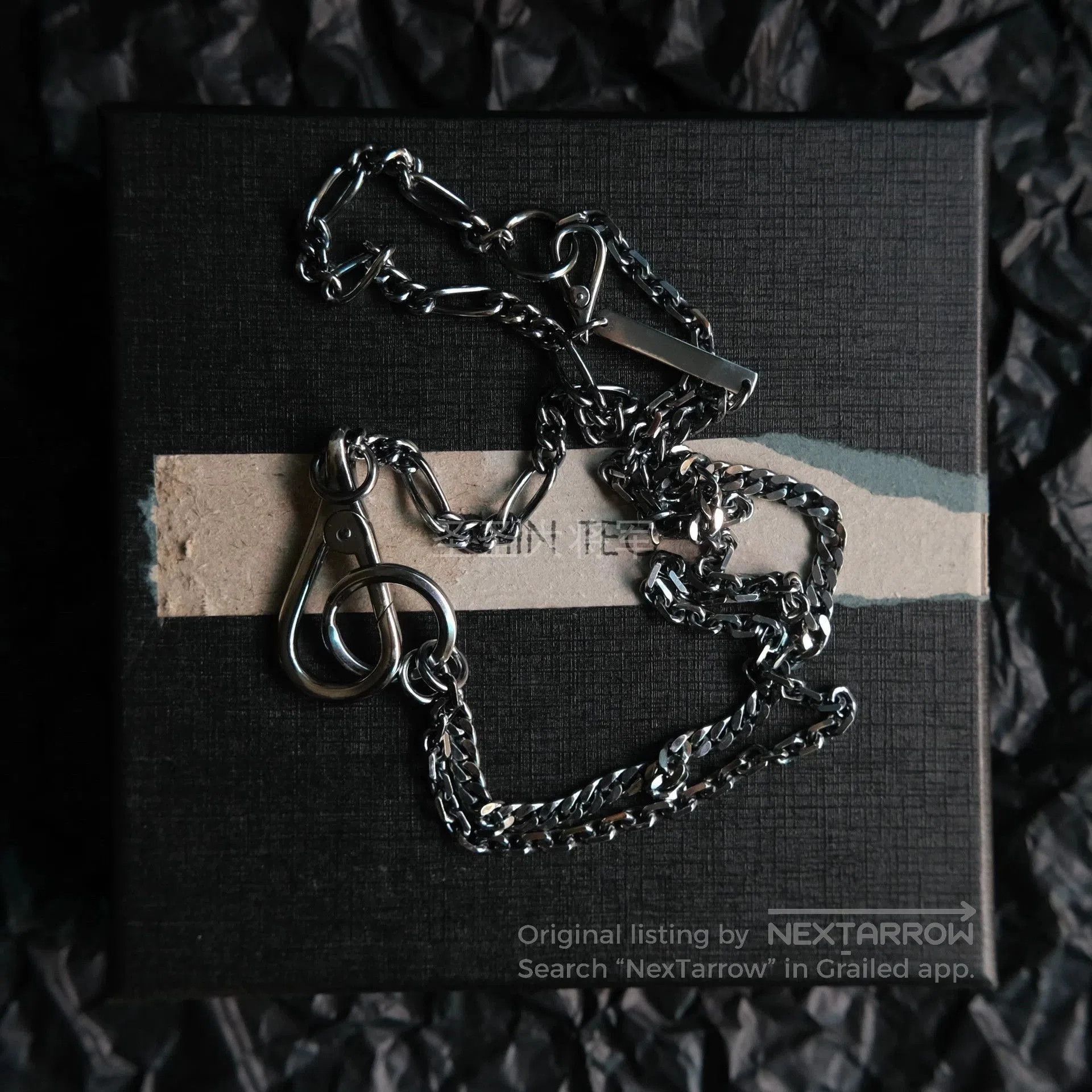 Chin Teo Silver Double Chain Link Necklace. Size ONE SIZE - 3 Thumbnail