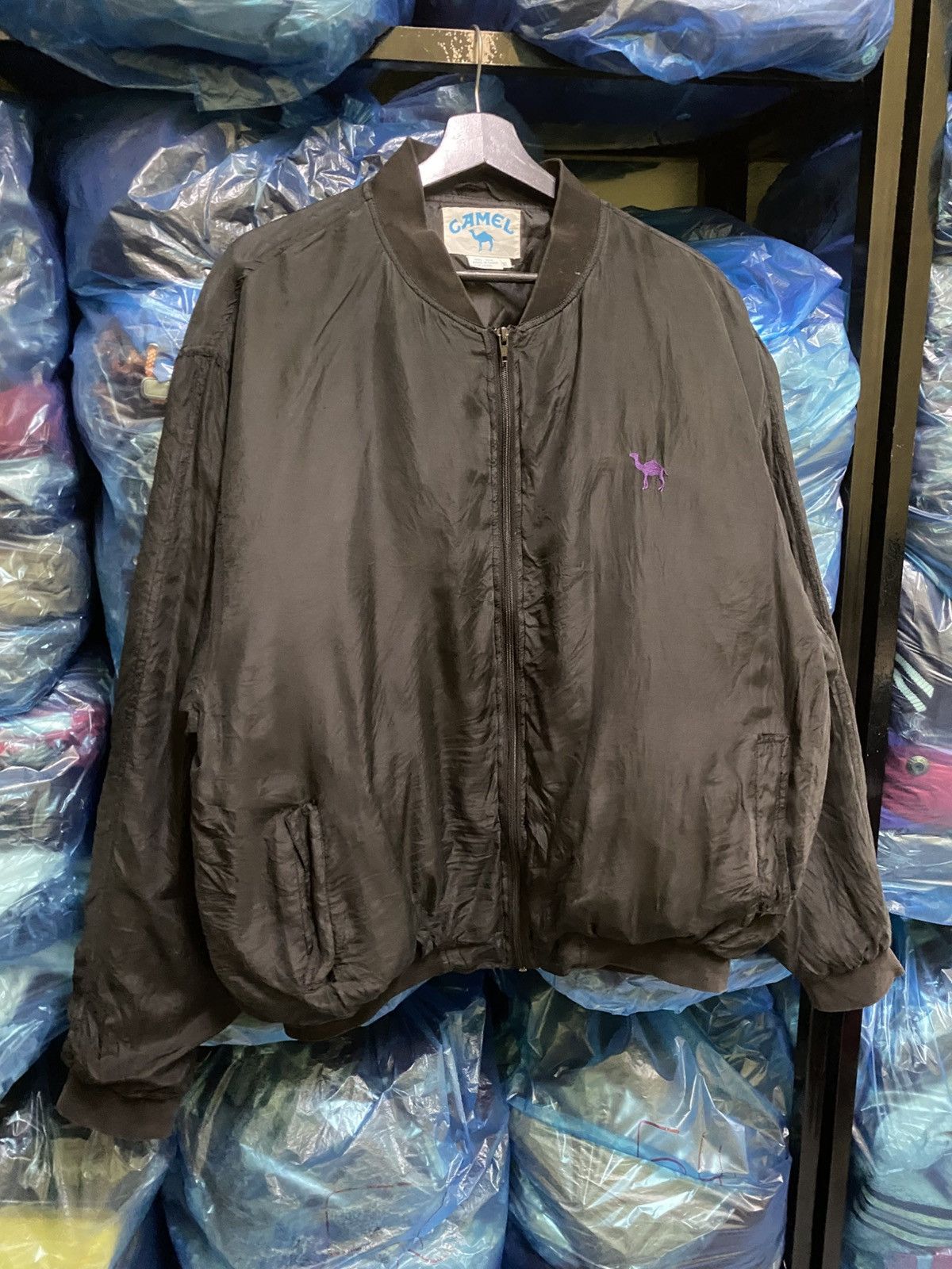camel active VINTAGE CAMEL SILK BOMBER JACKET Size US XL / EU 56 / 4 - 3 Thumbnail