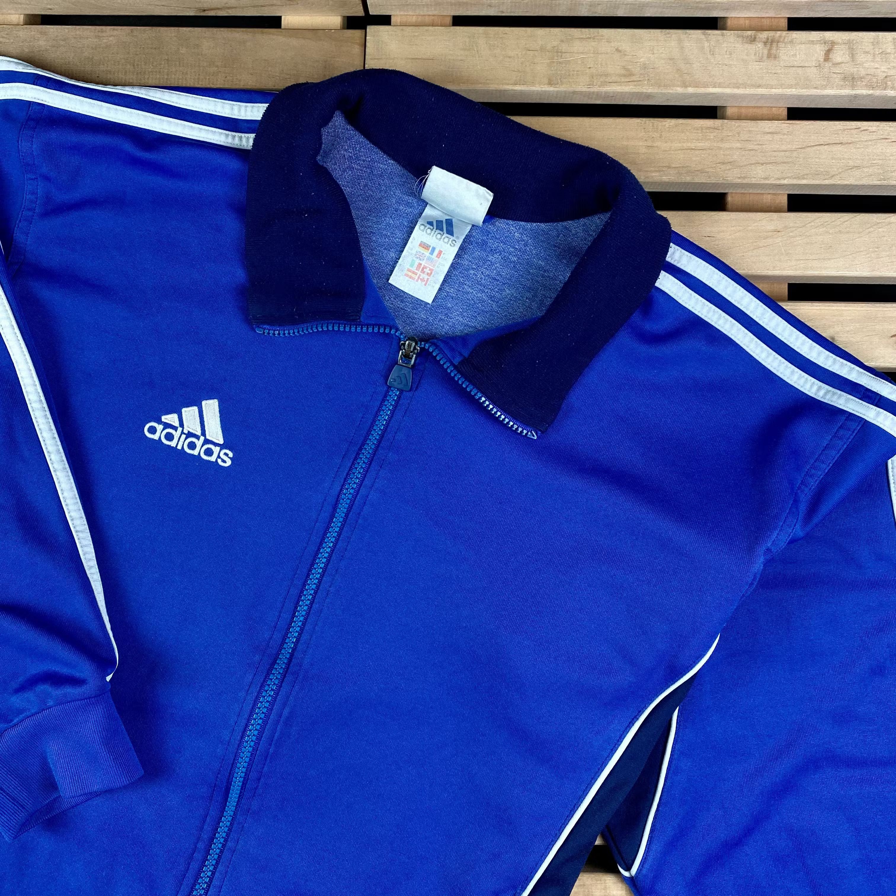 Adidas × Vintage Mens Jacket Tracksuit Adidas Vintage Size M Size US M / EU 48-50 / 2 - 2 Thumbnail