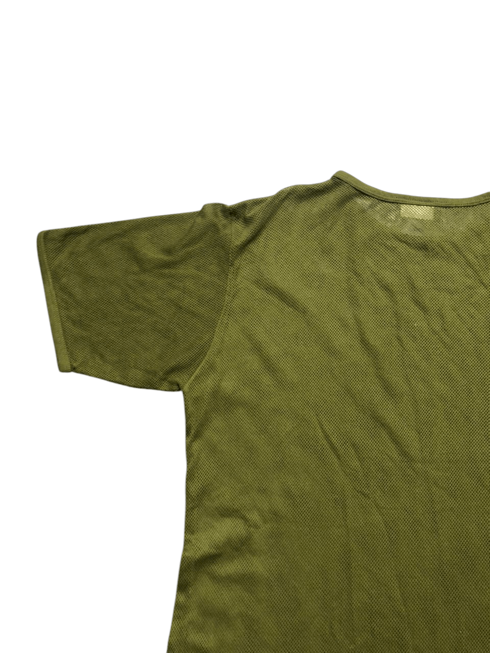 Japanese Brand Vintage Houston Mesh T-shirt Army Green Size US M / EU 48-50 / 2 - 9 Thumbnail