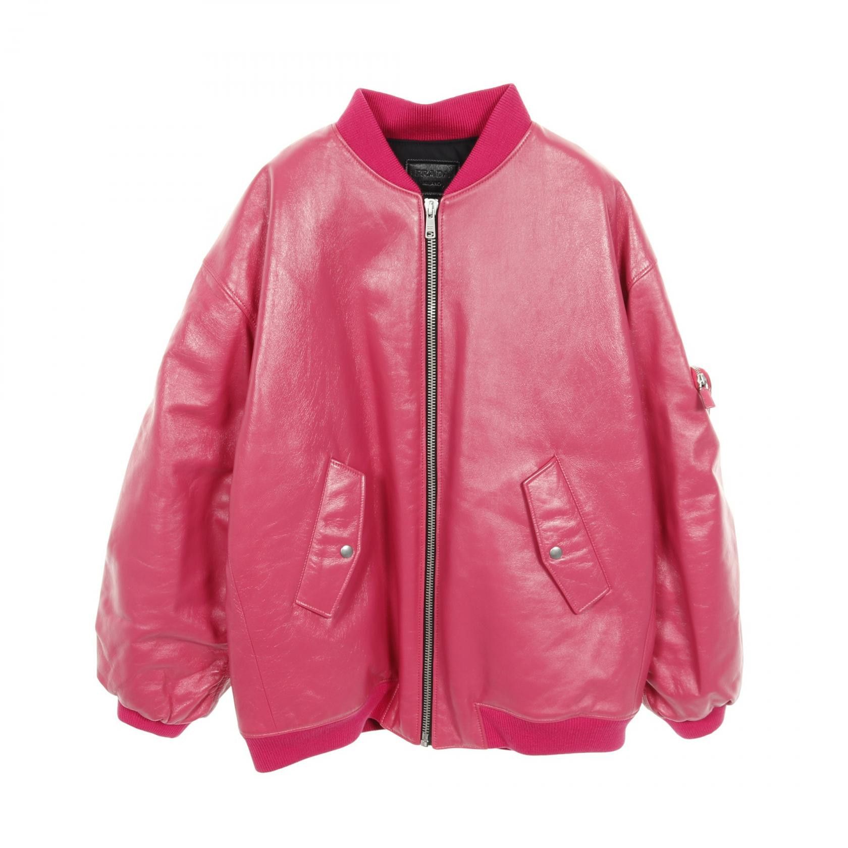 Prada Prada Prada Nappa Leather Jacket Leather Outerwear DUTY FREE for USA Size ONE SIZE - 1 Thumbnail