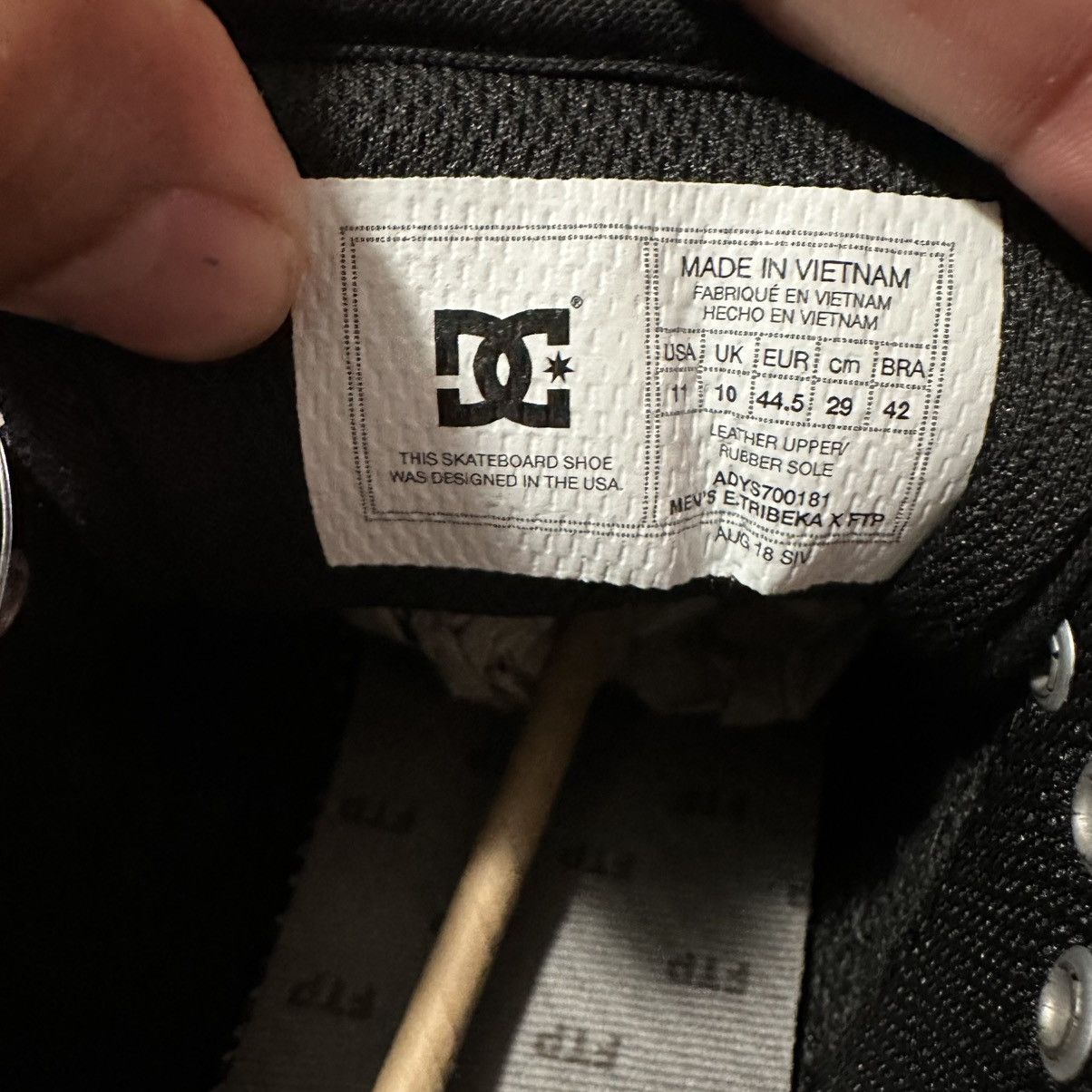 DC × Fuck The Population Ftp DC Tribeka Black Ds size 11m Size US 11 / EU 44 - 7 Thumbnail