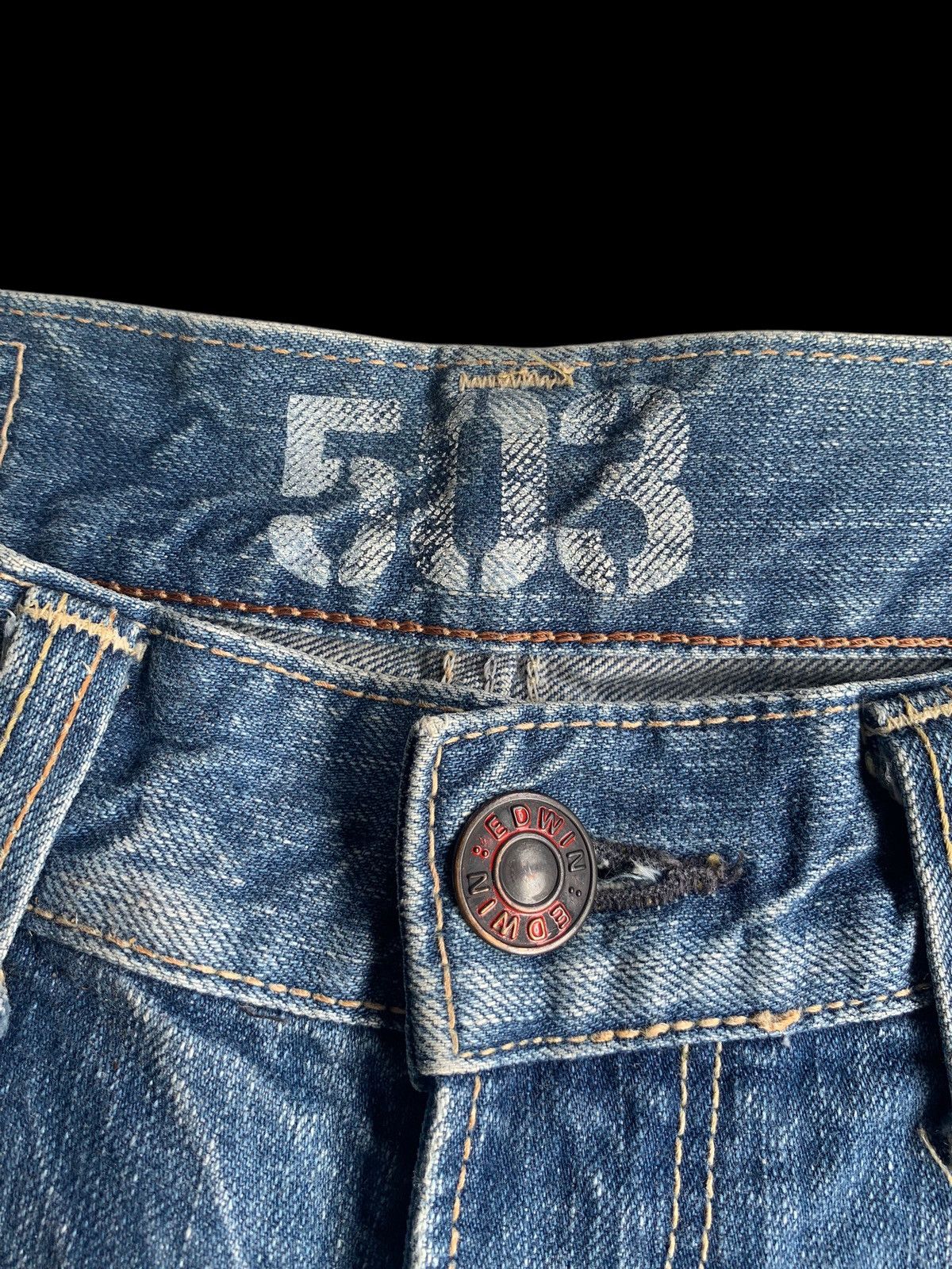 Edwin × If Six Was Nine × Kapital FLARE EDWIN 503 FADED PUNK STYLE DISTRESSED DENIM☠️🎌 Size US 30 / EU 46 - 12 Thumbnail