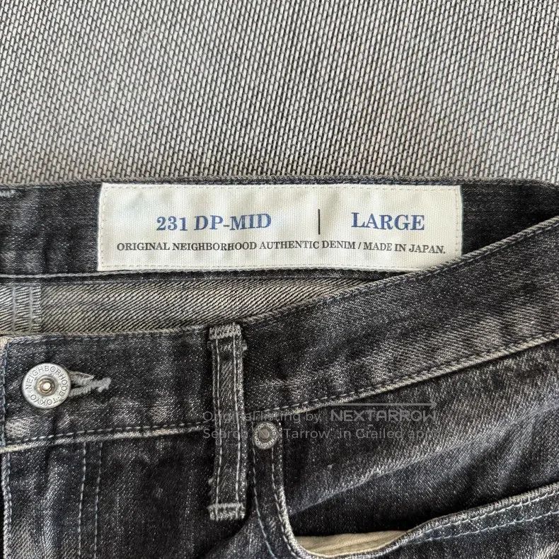 Other Neighborhood size L 23ss Basic Washed Denim Jeans Size US 27 - 5 Thumbnail