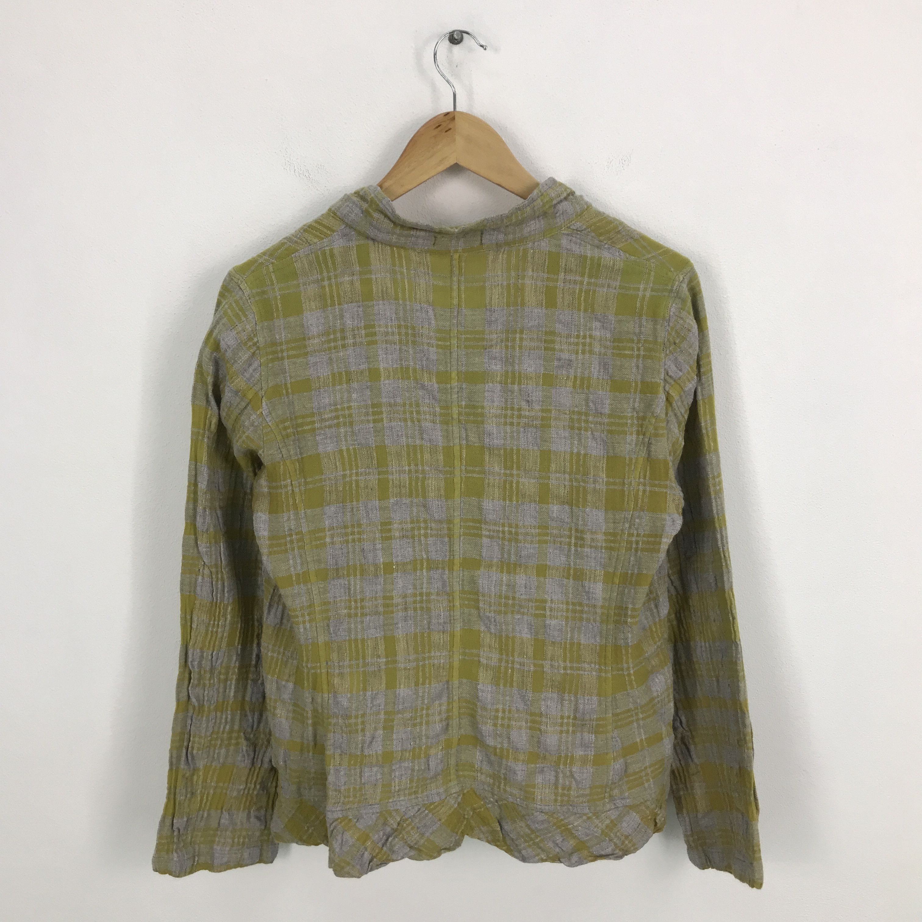 Issey Miyake × Japanese Brand Issey Miyake By plantation Flannel button up Jacket Size US M / EU 48-50 / 2 - 3 Thumbnail