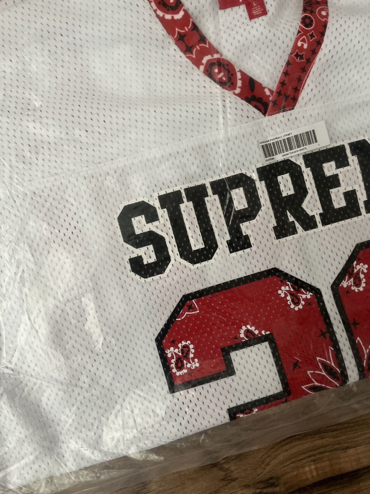 Supreme Supreme Bandana Football Jersey Size US L / EU 52-54 / 3 - 6 Thumbnail