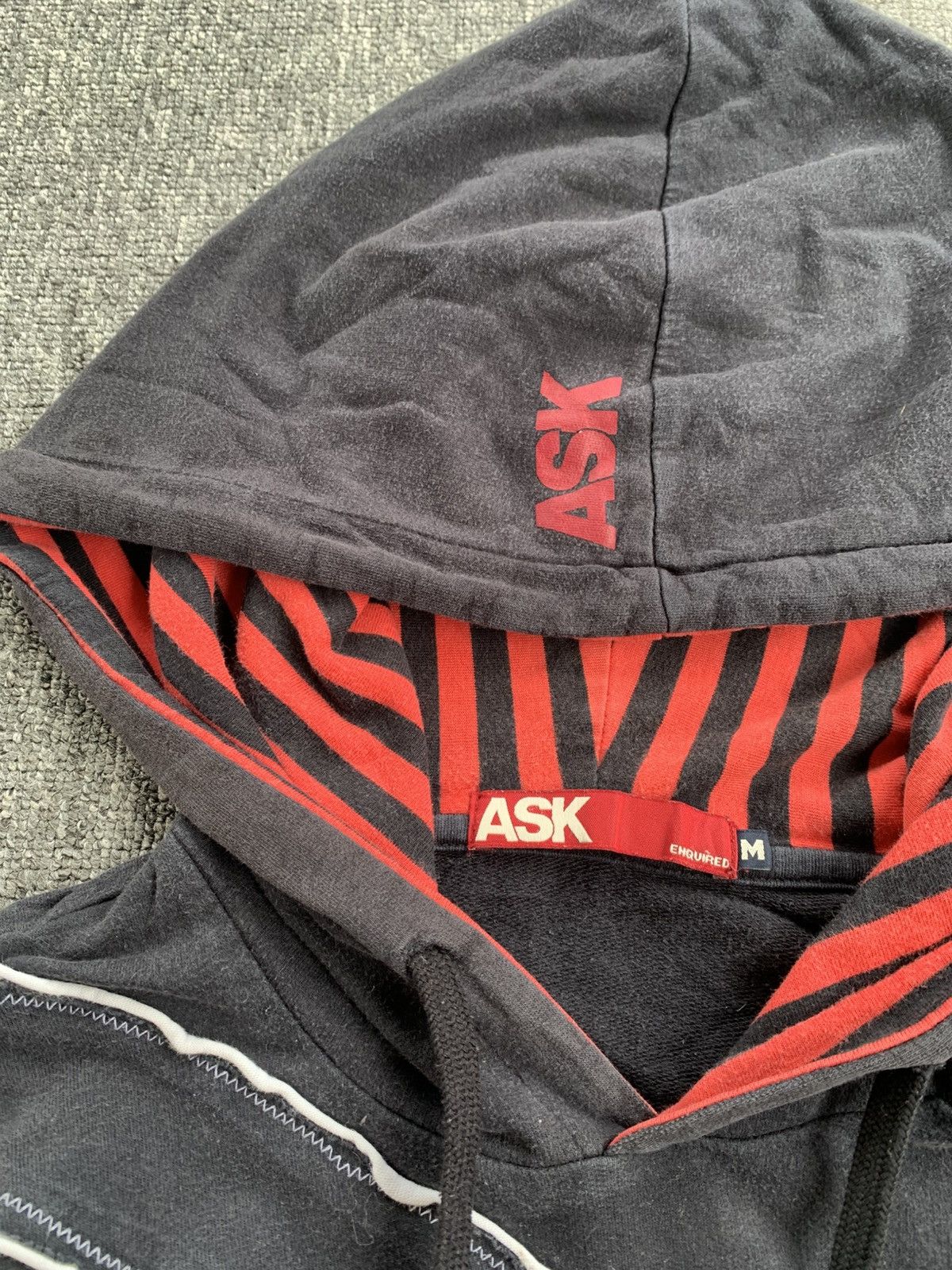 Japanese Brand Ask Enquired England Archieve Vintage Black Hoodie Size US M / EU 48-50 / 2 - 4 Thumbnail