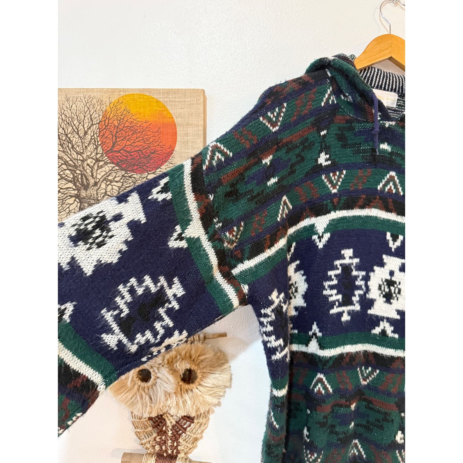 Other 90s Southwestern Hooded Knit Pullover size XL Size US XL / EU 56 / 4 - 5 Thumbnail