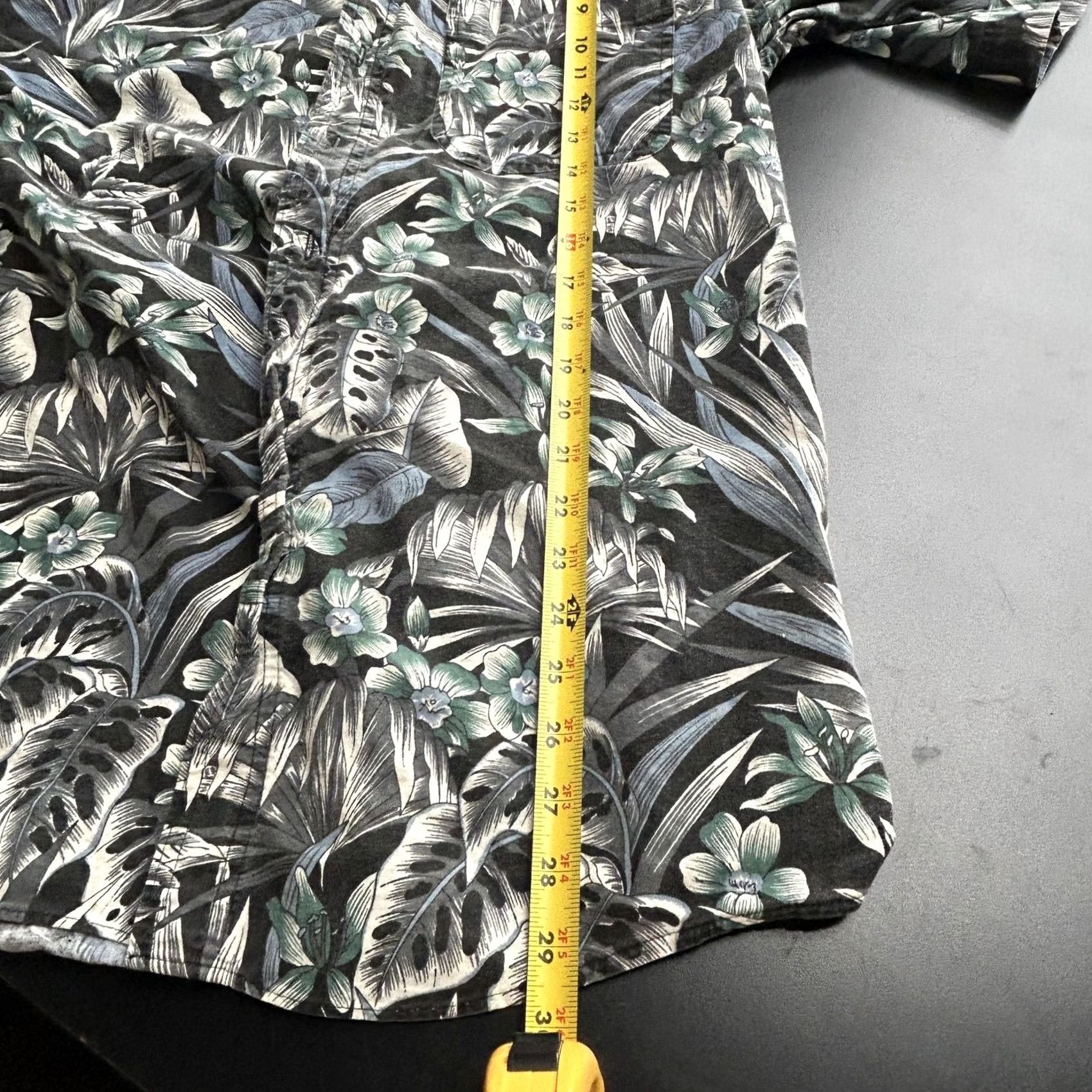 Vintage Impact Shirt Mens L Black Floral Hawaiian Button Front Cotton Size US L / EU 52-54 / 3 - 4 Thumbnail