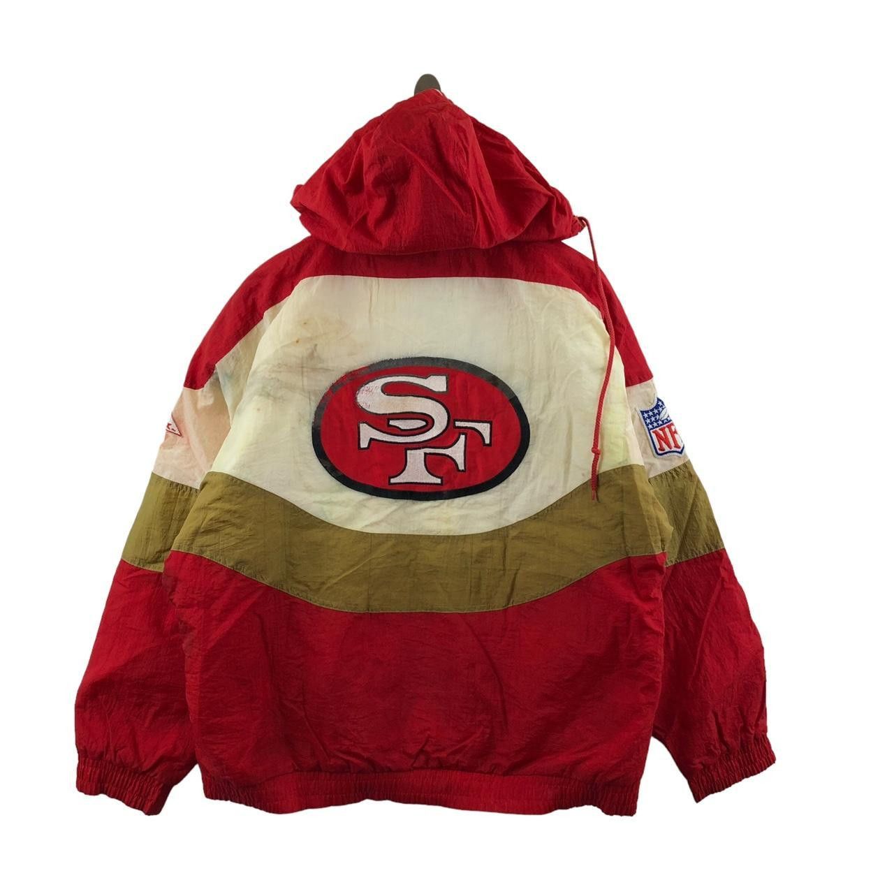 NFL Vintage SAN FRANCISCO 49ers NFL Proline Apex Distress Jacket Size US L / EU 52-54 / 3 - 2 Thumbnail