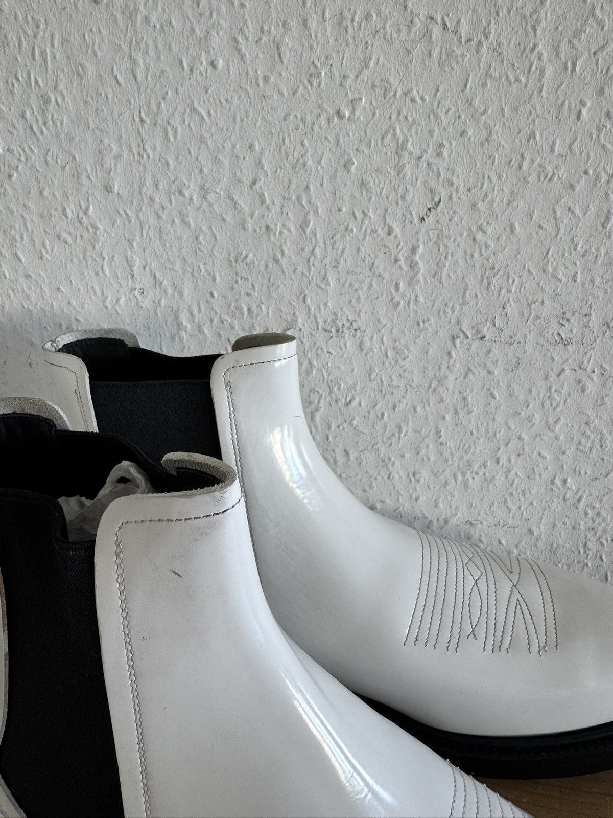 Calvin Klein 205W39NYC Chelsea Boots White Size US 8 / EU 41 - 7 Thumbnail