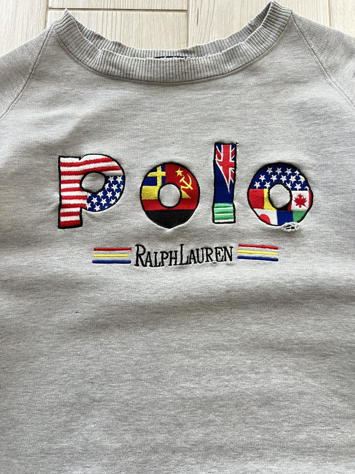 Polo Ralph Lauren Vintage Polo Ralph International Competitions Nations Flag Size US L / EU 52-54 / 3 - 7 Thumbnail