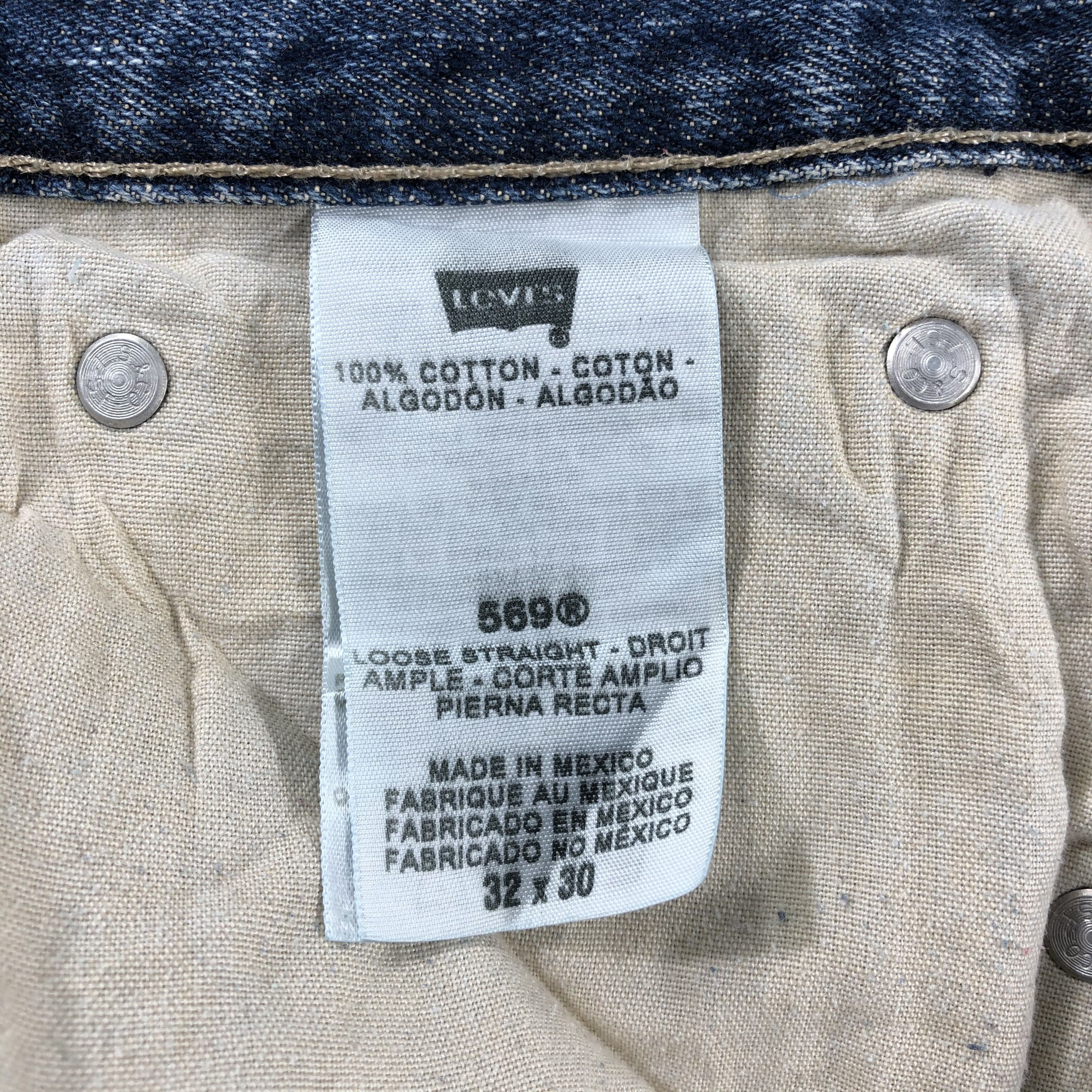 Levi's Vintage Levis 569 Jeans-J2602 Size US 34 / EU 50 - 10 Thumbnail