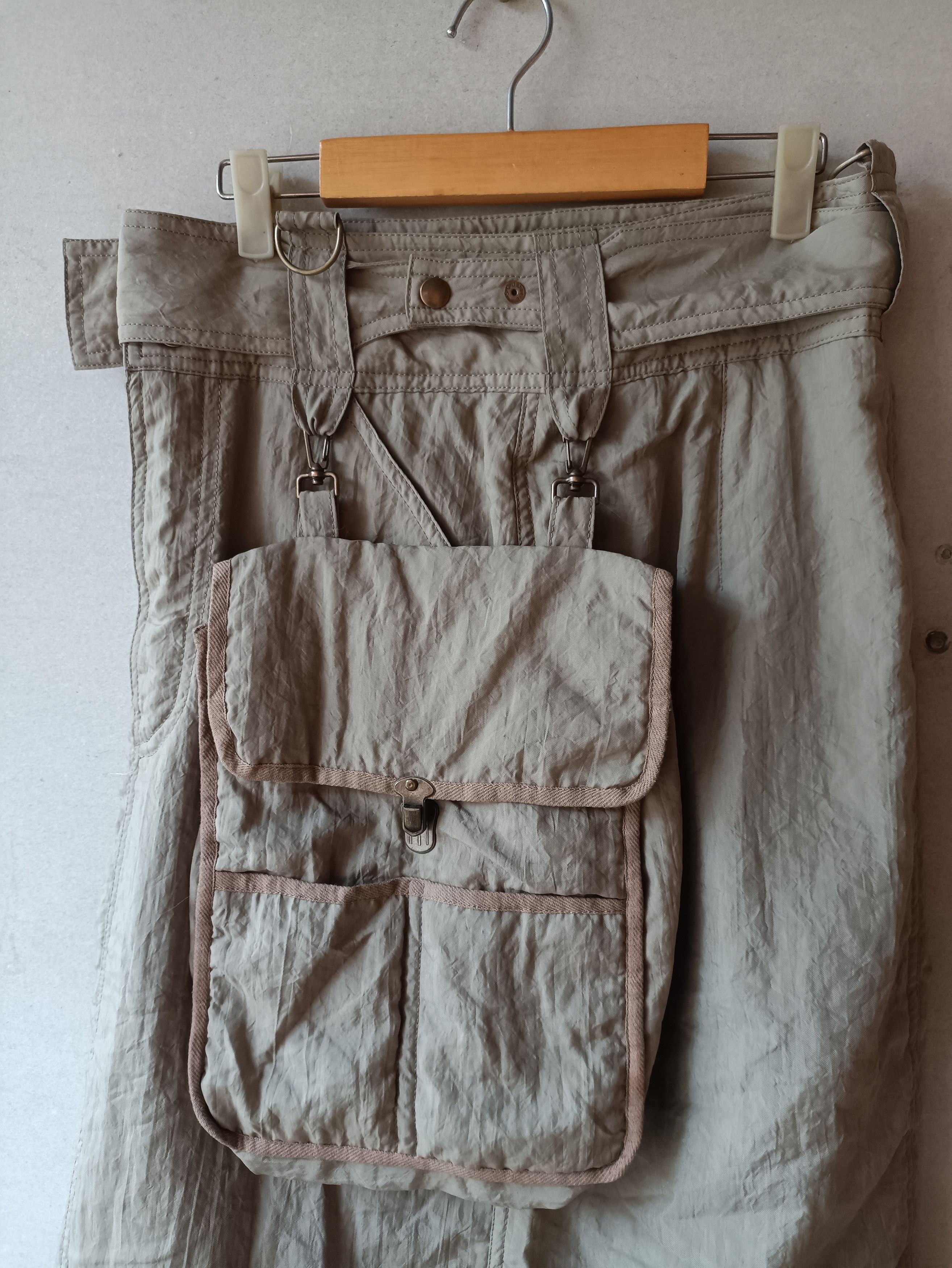 Issey Miyake 1980s Rare Hai Sporting Gear Camera Cargo Bag pocket Size 32" / US 10 / IT 46 - 7 Thumbnail