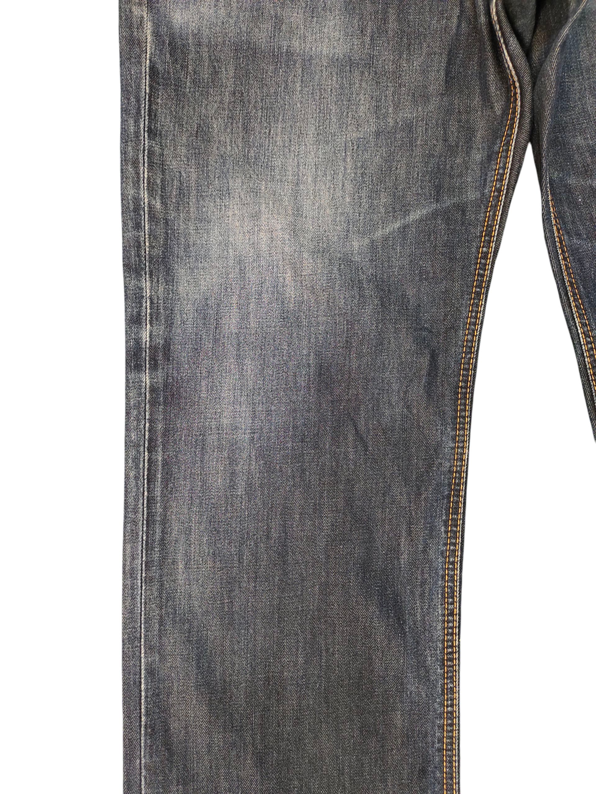 Comme des Garcons × Undercover Vintage 90s Edwin 503 Clawmark Distress Faded Denim Jeans Size US 35 - 5 Thumbnail