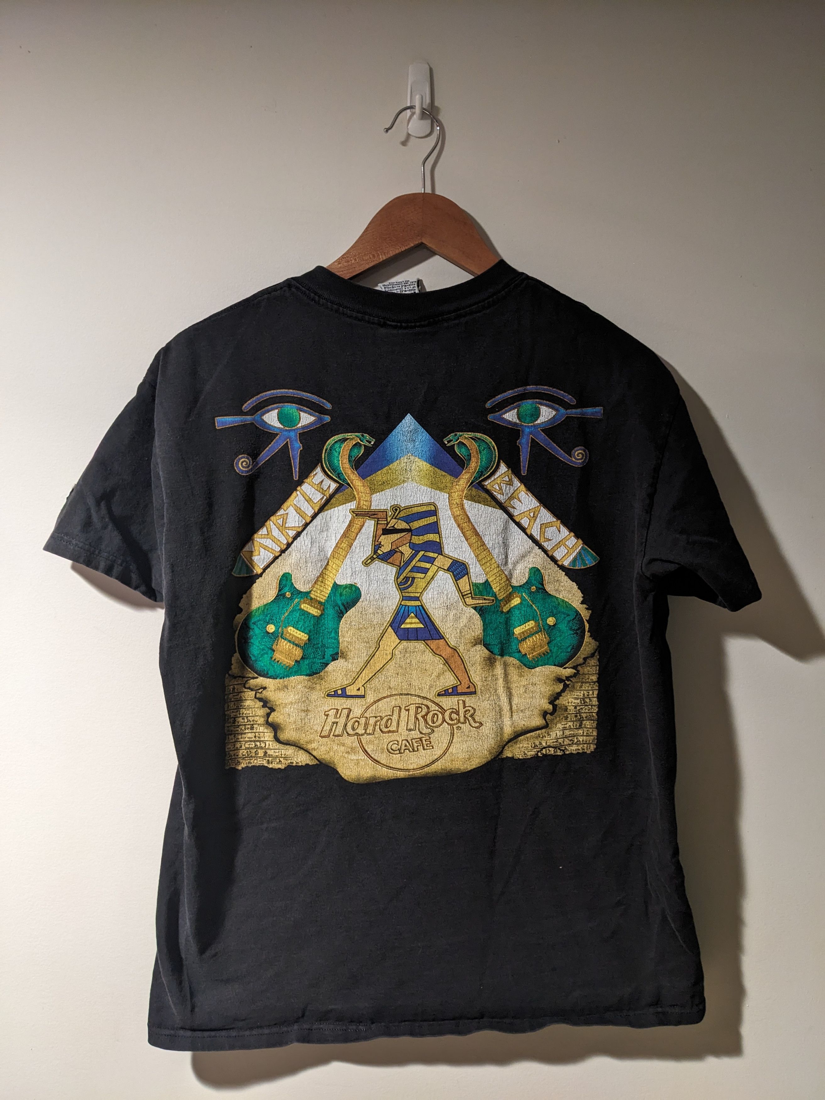 Hard Rock Cafe × Vintage Vintage 90s Hard Rock Cafe Myrtle Beach Egypt Heavy T-Shirt Size US L / EU 52-54 / 3 - 1 Thumbnail