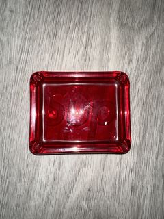 SUPREME Black ashtray Red BOXLOGO Logo RARE