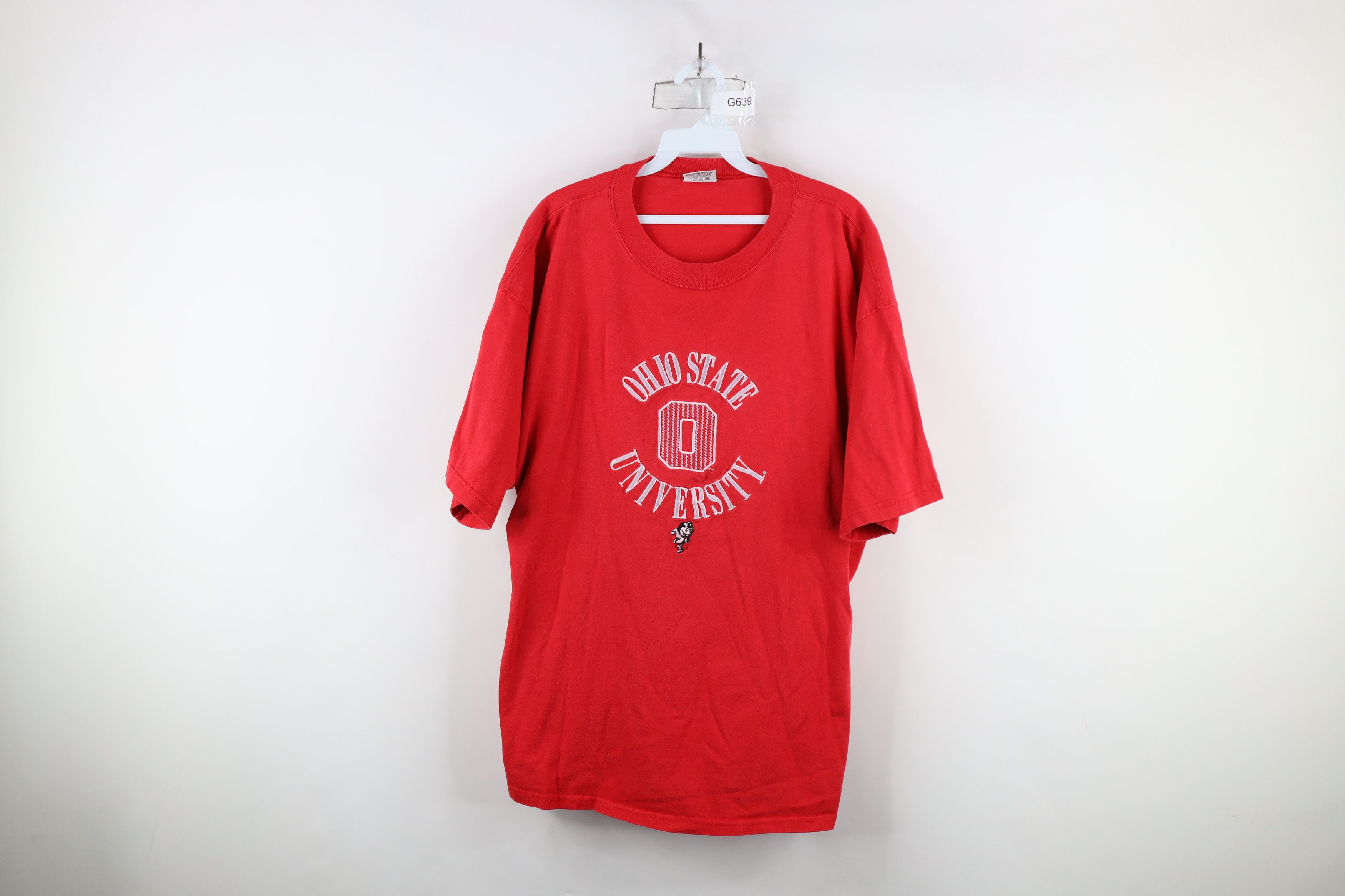Vintage Vintage 90s Streetwear Heavyweight Ohio University T-Shirt Size US XL / EU 56 / 4 - 1 Thumbnail