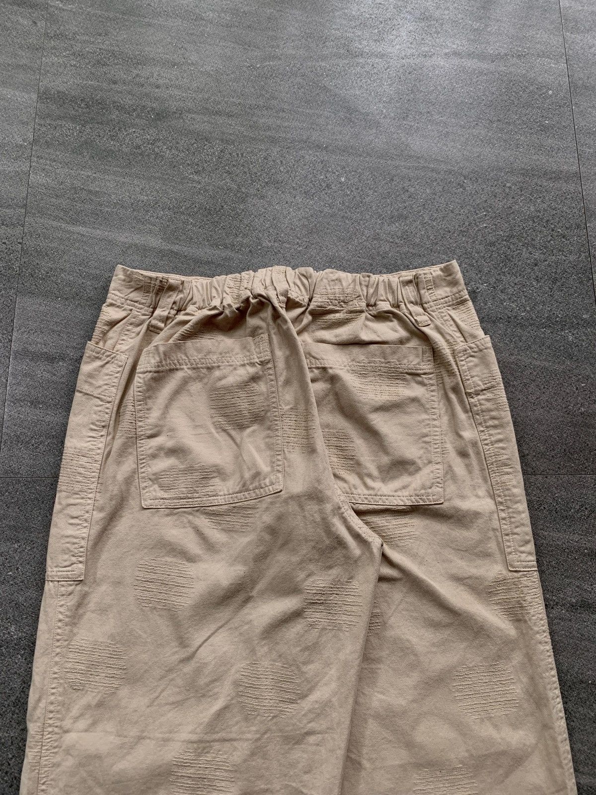 Issey Miyake FREE TAX! Plantation Scratches Effect Relaxed Pants Size US 31 - 8 Thumbnail