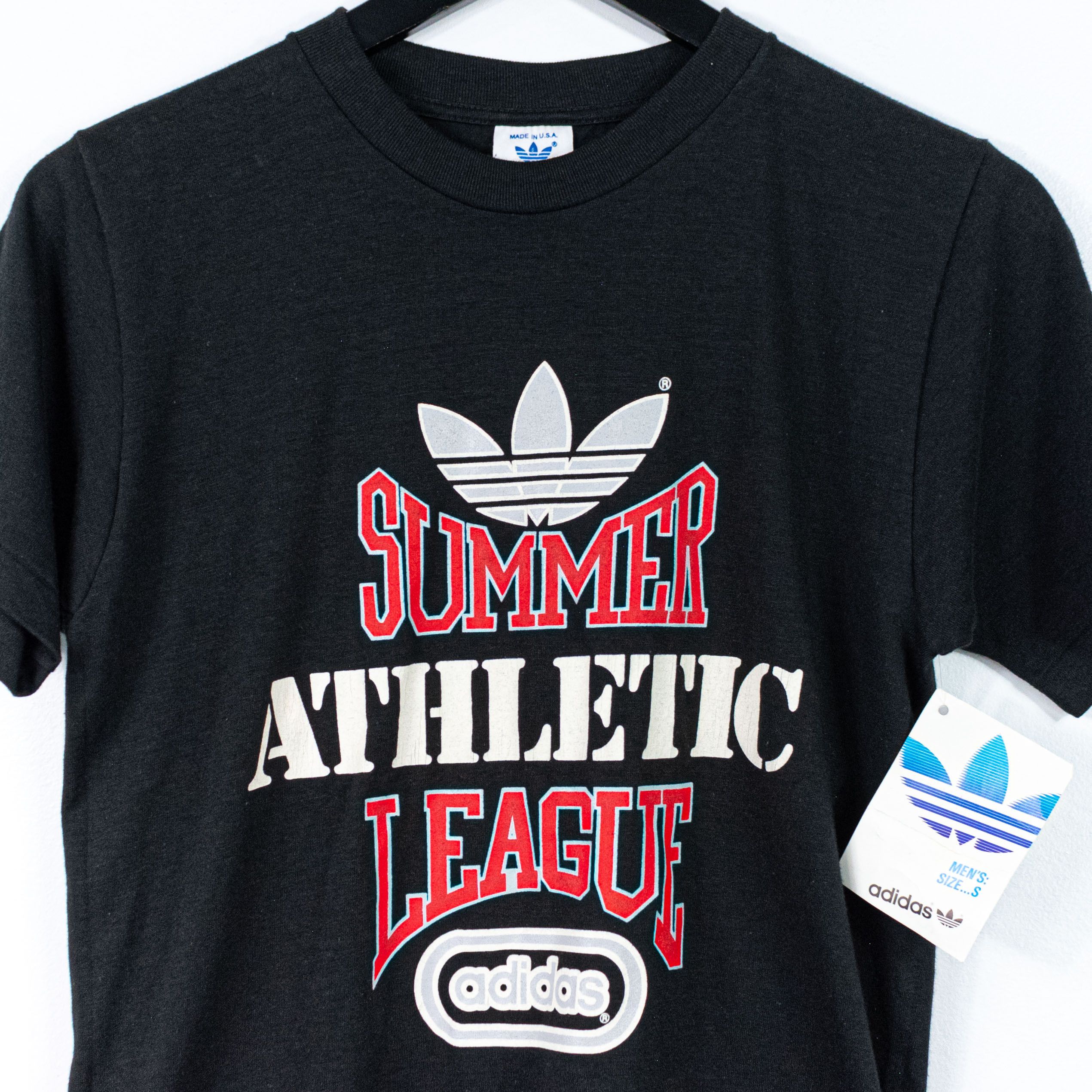 Adidas NWT Vintage 80s Adidas Summer Athletic League T-Shirt Small