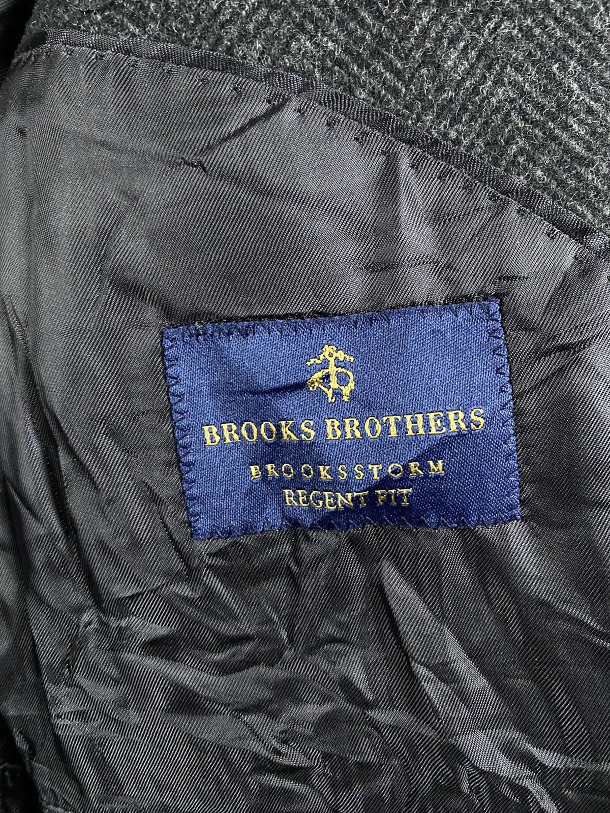 Brooks Brothers Vintage Brooks Brothers Brookstorm Regent Fit Wool GreyCoat Size US S / EU 44-46 / 1 - 9 Thumbnail