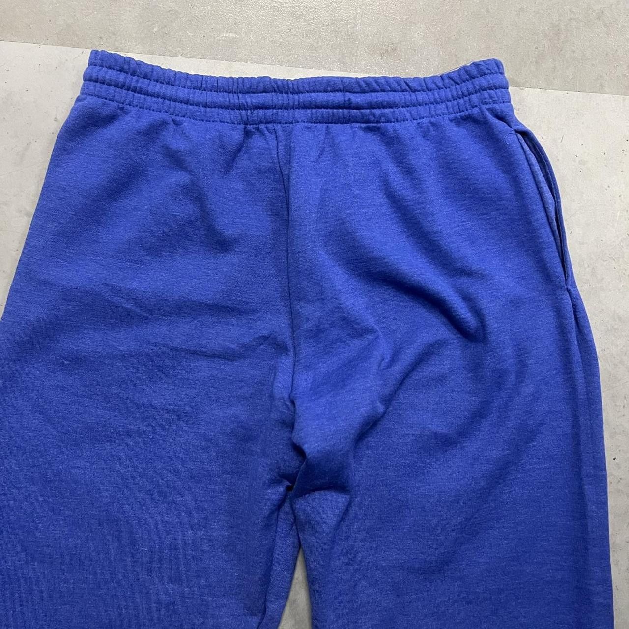 Vintage Crazy Vintage Y2K/2000s Baggy Royal Blue Sweatpants with adjustable waistband and drawstring! Size US 36 / EU 52 - 6 Thumbnail