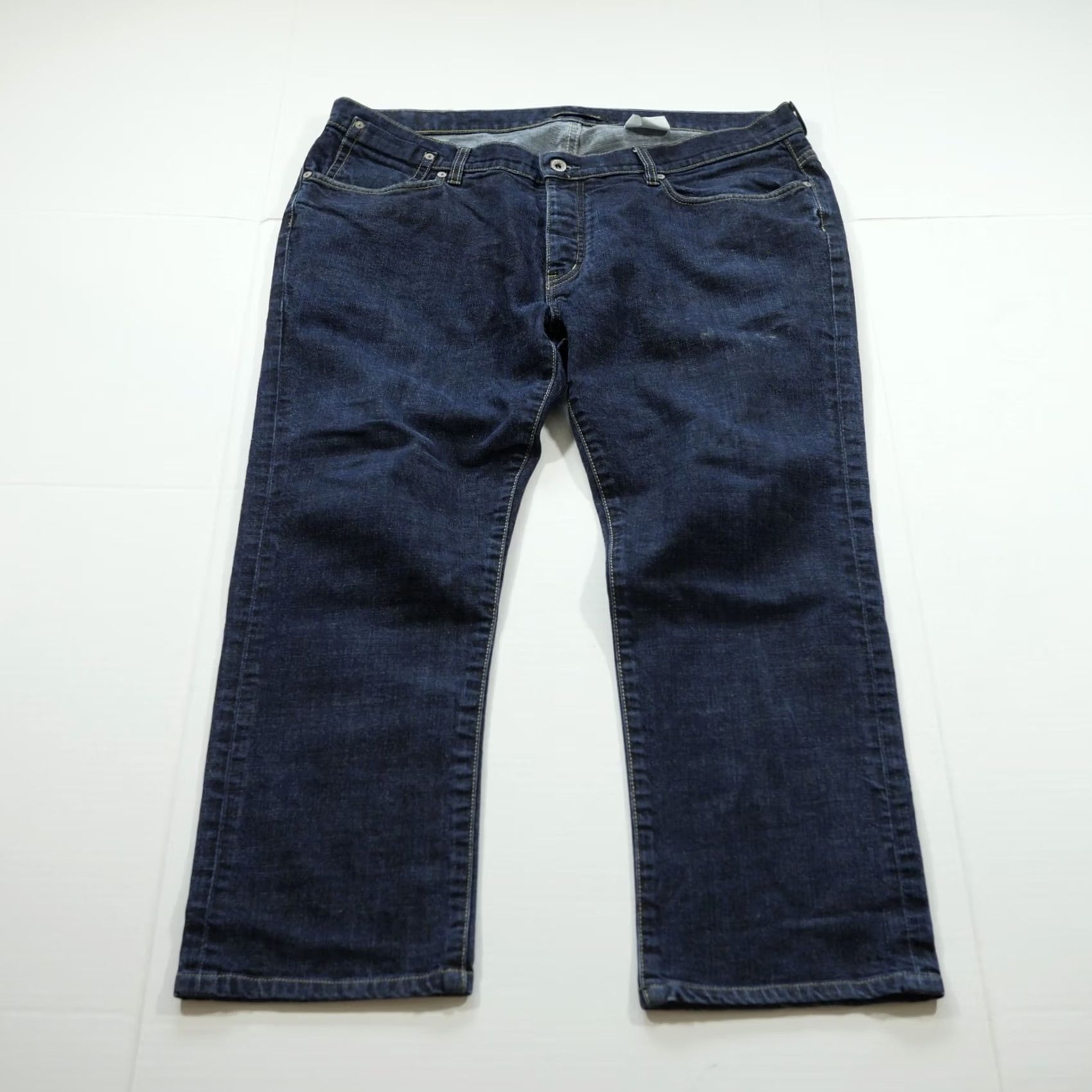 John Varvatos VINTAGE John Varvatos Bowery Jeans 38x28 Mens Straight Denim Dark Wash Button Fly Size US 38 / EU 54 - 2 Thumbnail