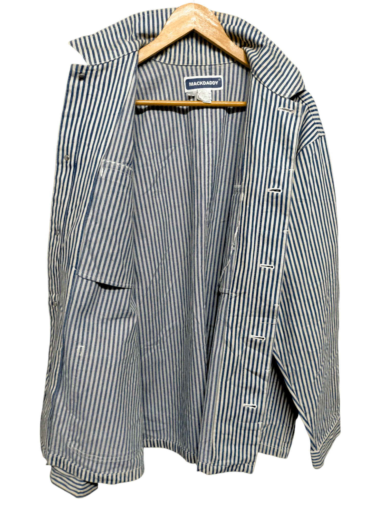 Hysteric Glamour Made in Japan Mackdaddy Hickory Stripe Chore Jacket Size US M / EU 48-50 / 2 - 7 Thumbnail