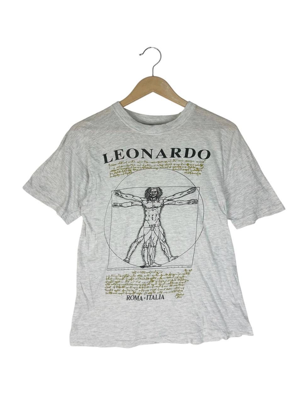 Art Comes First Vintage 90s Leonardo DaVinci Code Art Tee Size US S / EU 44-46 / 1 - 1 Thumbnail