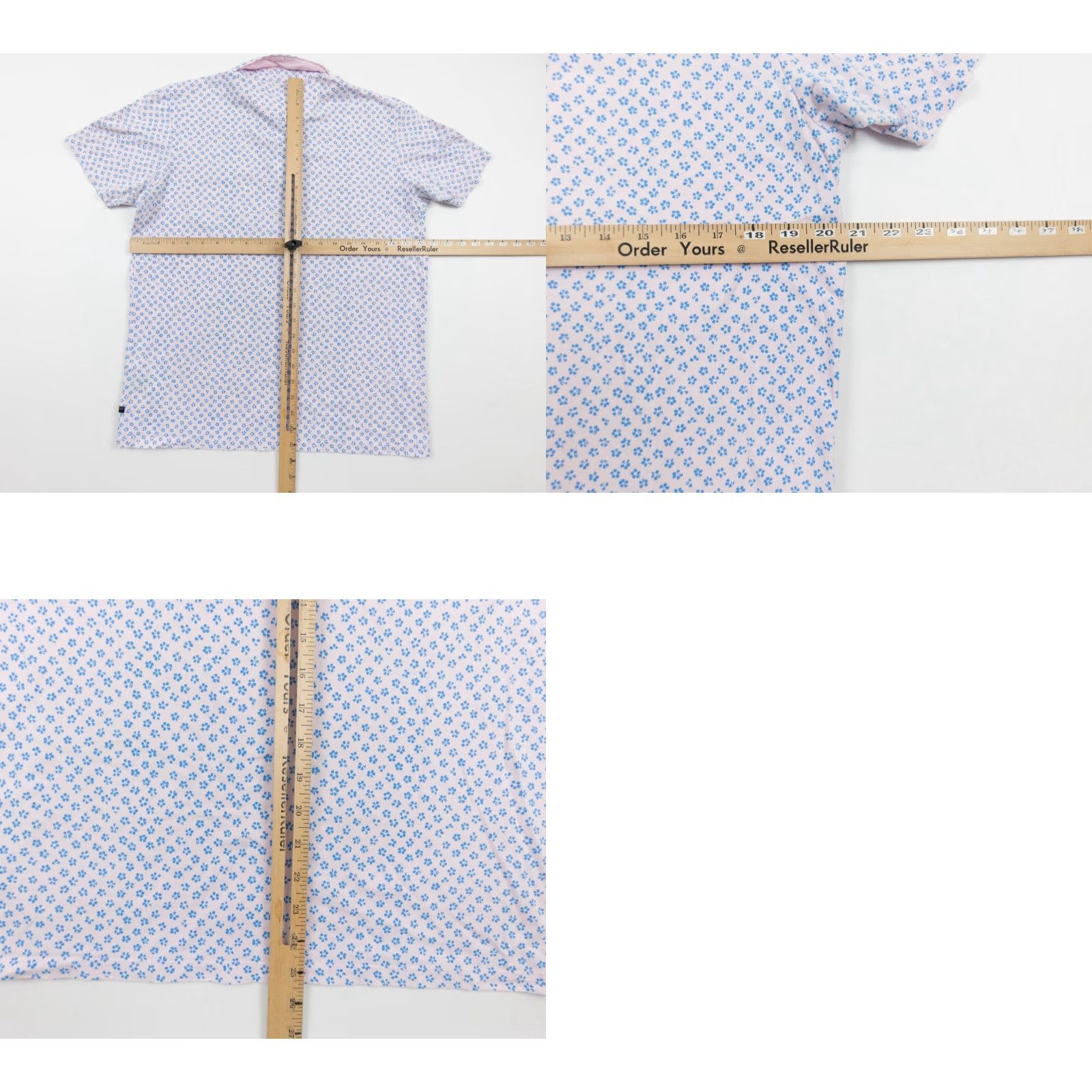 Vintage Vintage Goodman Polo Shirt Men’s Medium Pink Floral Short Sleeve Collared All Seasons Size US M / EU 48-50 / 2 - 8 Thumbnail