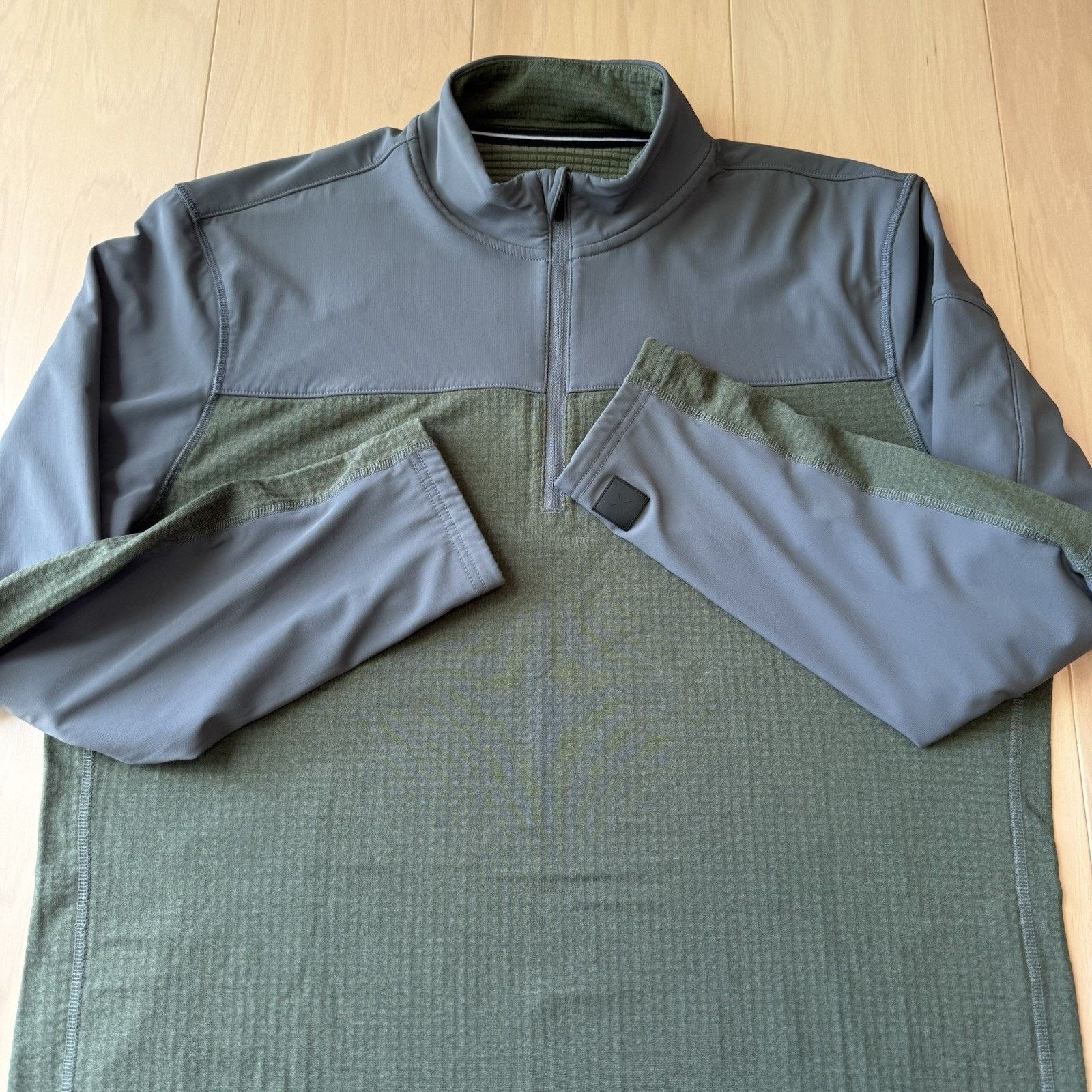 Ten Thousand Ten Thousand 1/4 Zip Pullover Large Green Gray Utility Size US L / EU 52-54 / 3 - 4 Thumbnail