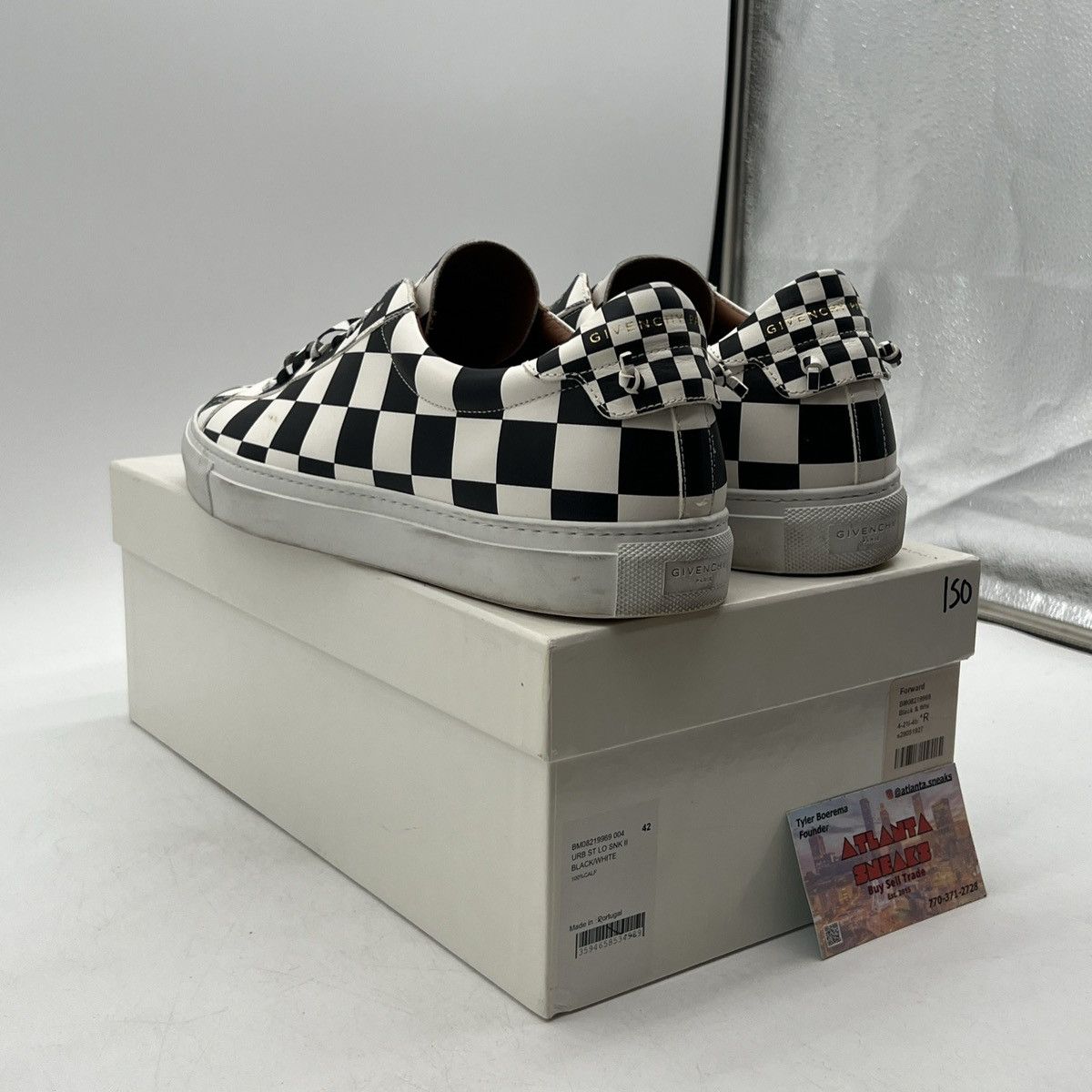 Givenchy Givenchy Men Shoes Sneakers Black Whit Size US 10 / EU 43 - 4 Thumbnail