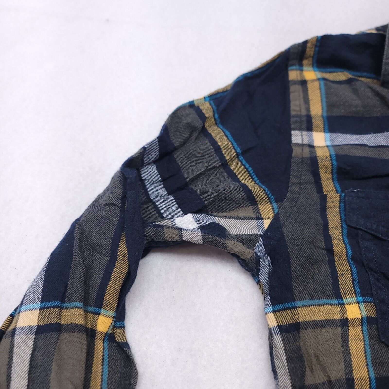 Mossimo Mossimo Madras Flannel Button Up Shirt Womens Size S Blue Size S / US 4 / IT 40 - 4 Thumbnail