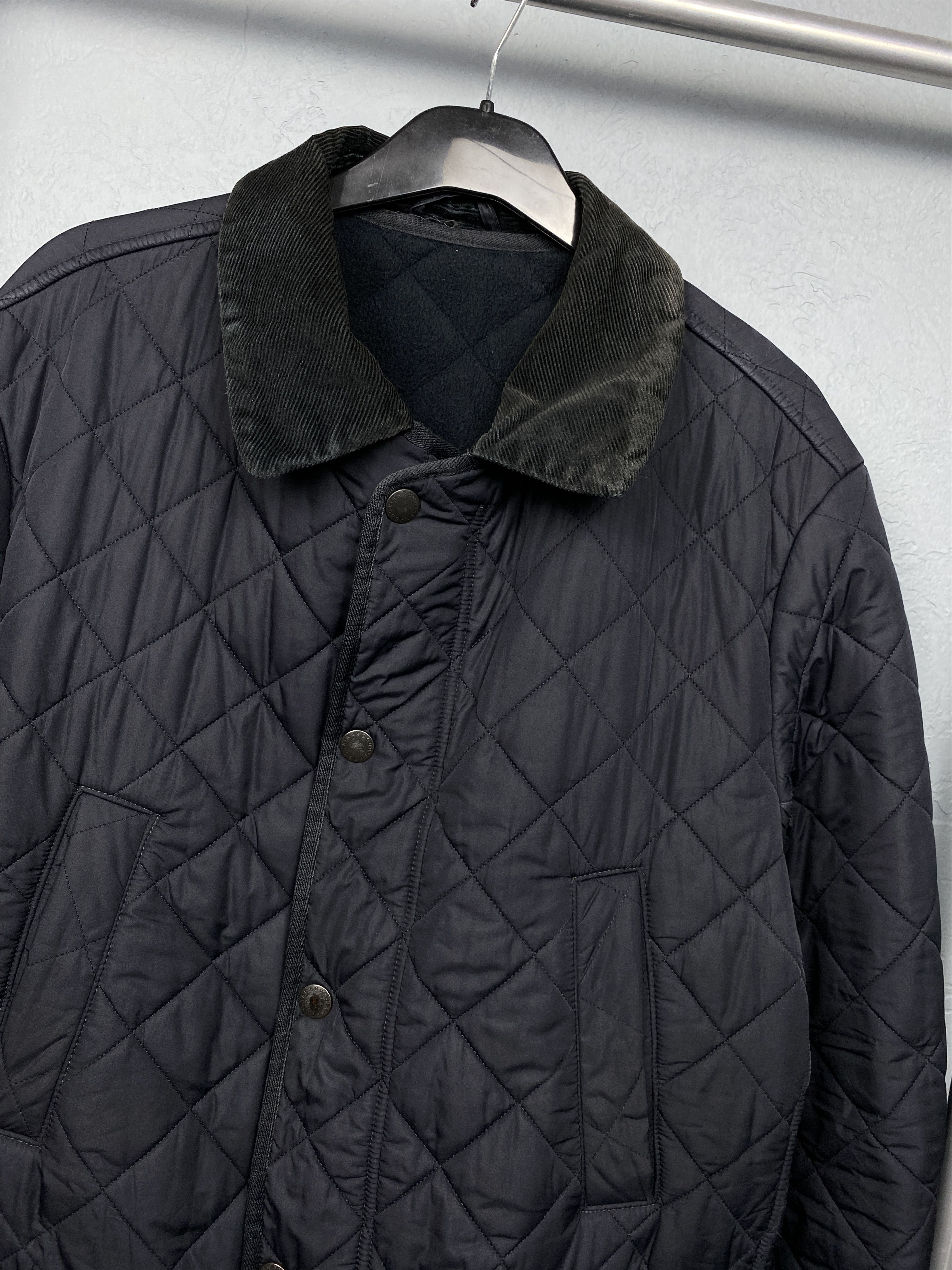 Barbour × Vintage Barbour Bardon Vintage Mens Polarquilt Quilted Jacket Size US L / EU 52-54 / 3 - 2 Thumbnail