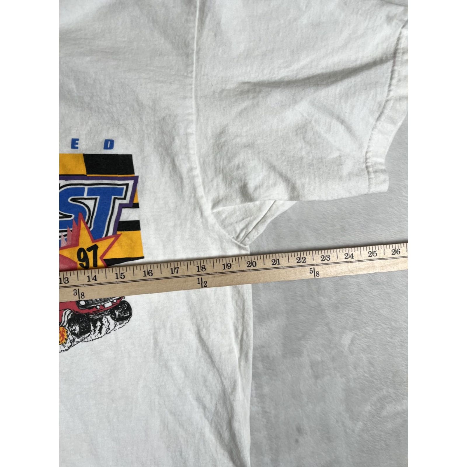 Gildan VINTAGE Carquest T-Shirt Mens Large White Logo Graphic 90s Racing Promotional 1997 Carquest Company Picnic Mens L Size US L / EU 52-54 / 3 - 5 Thumbnail