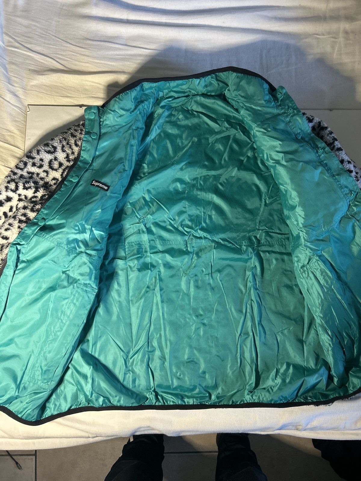 Supreme Supreme FW17 Reversible Leopard Fleece Size US L / EU 52-54 / 3 - 5 Thumbnail