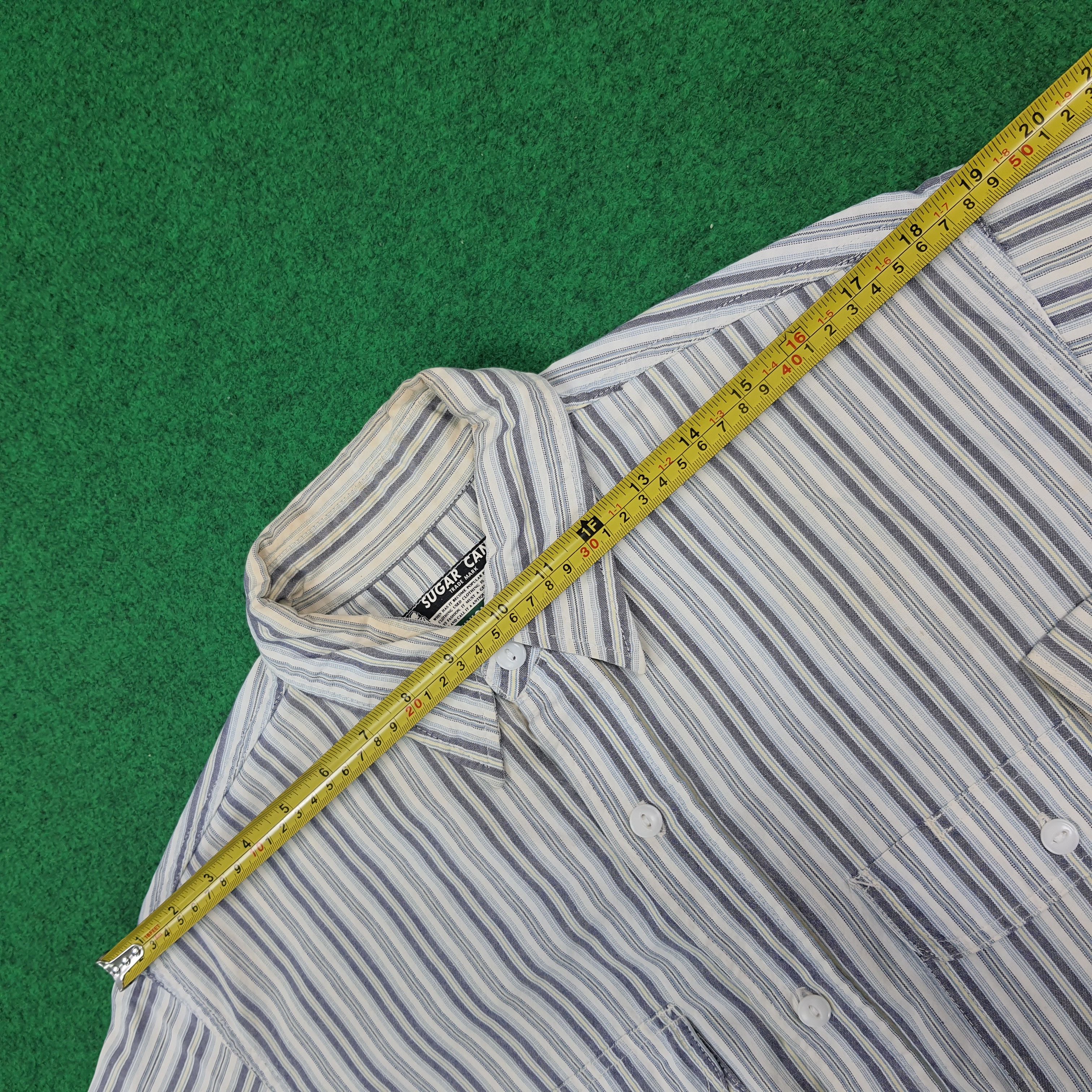 Sugar Cane Vintage Sugar Cane Striped Retro Button Up Shirt C299N26 Size US M / EU 48-50 / 2 - 8 Thumbnail