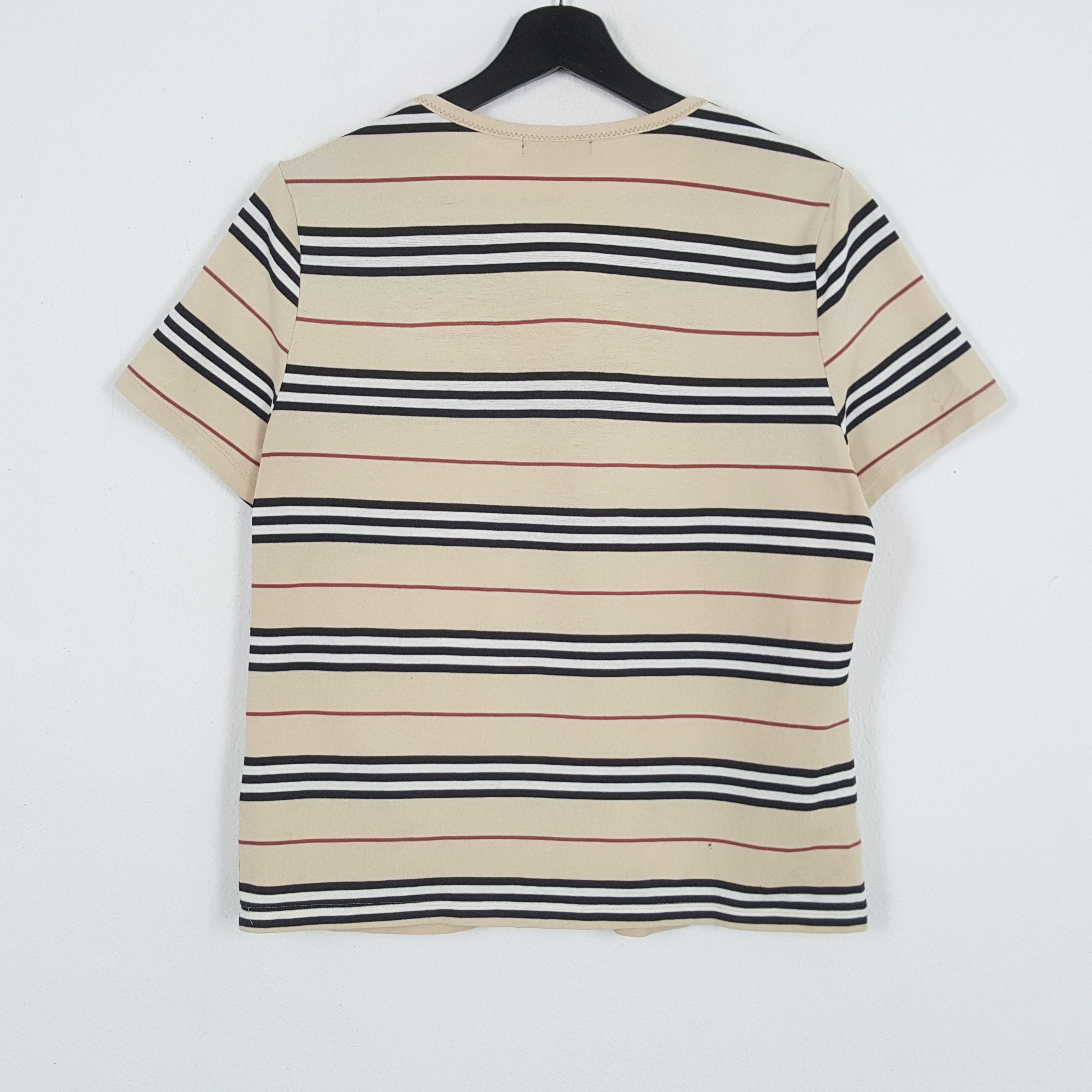 Burberry × Vintage BURBERRY LONDON Fashion Design Style Tshirt Size M / US 6-8 / IT 42-44 - 3 Thumbnail
