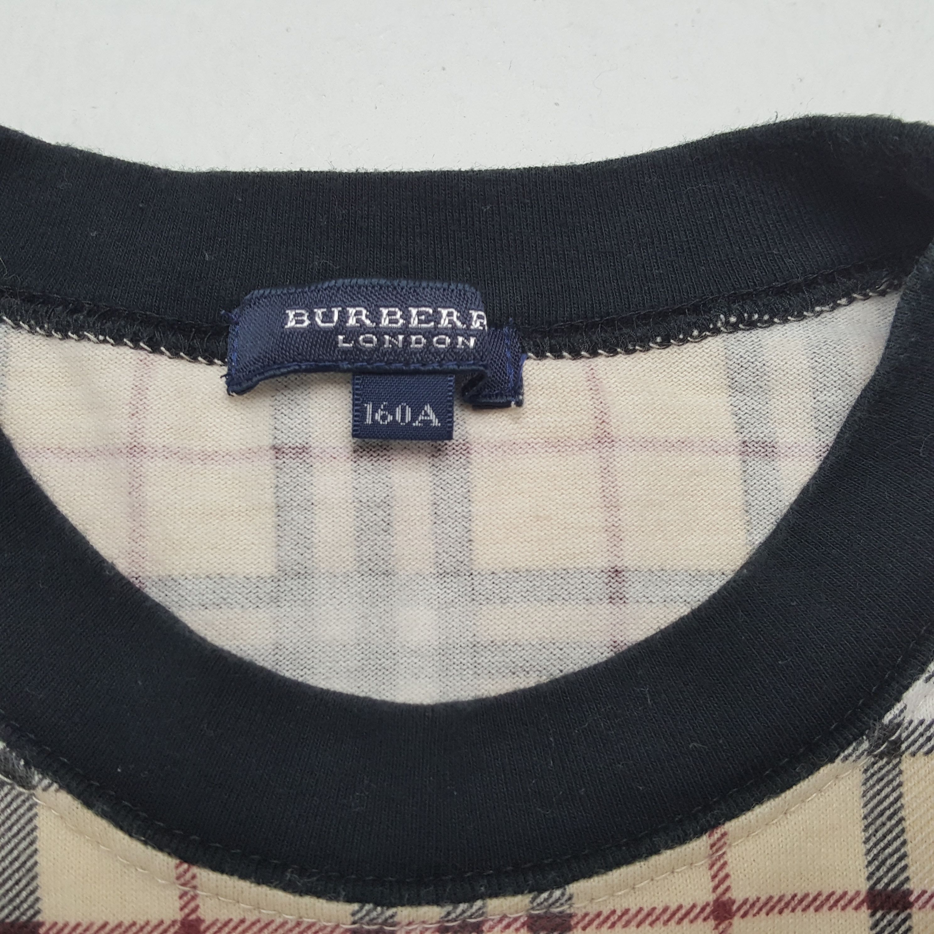 Burberry × Vintage Vintage BURBERRY LONDON Nova Check Design Style T-Shirts Size US S / EU 44-46 / 1 - 6 Thumbnail