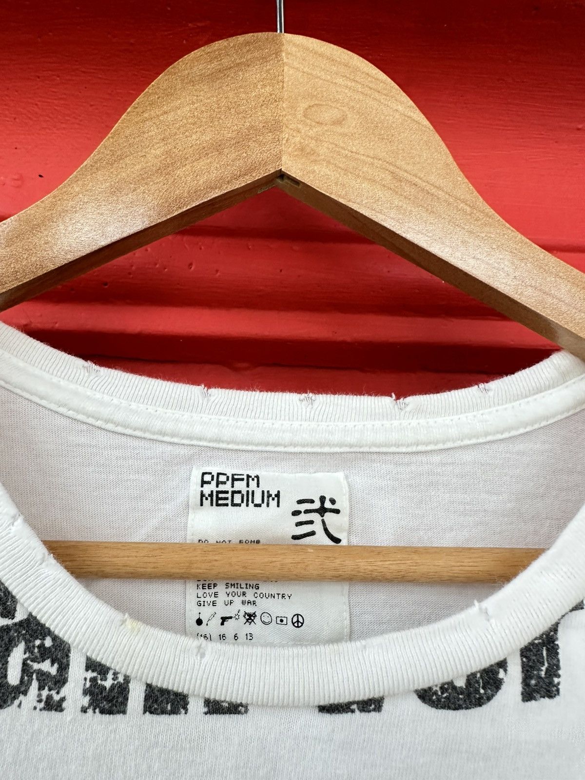 PPFM PPFM Guitar Distressed design Tee Size US M / EU 48-50 / 2 - 4 Thumbnail