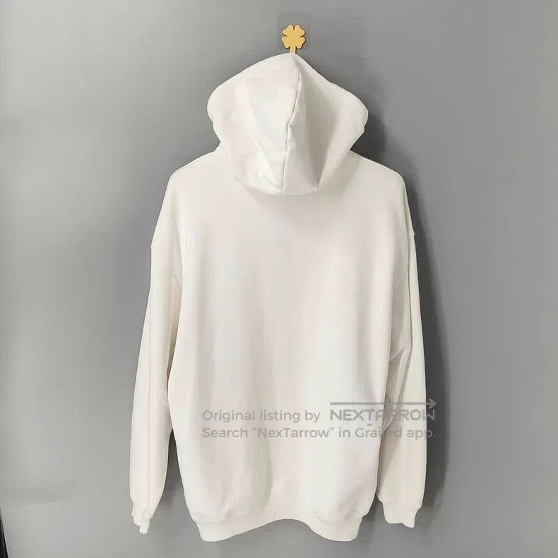 Balenciaga Balenciaga White Printed Logo Hoodie Size US XS / EU 42 / 0 - 2 Thumbnail